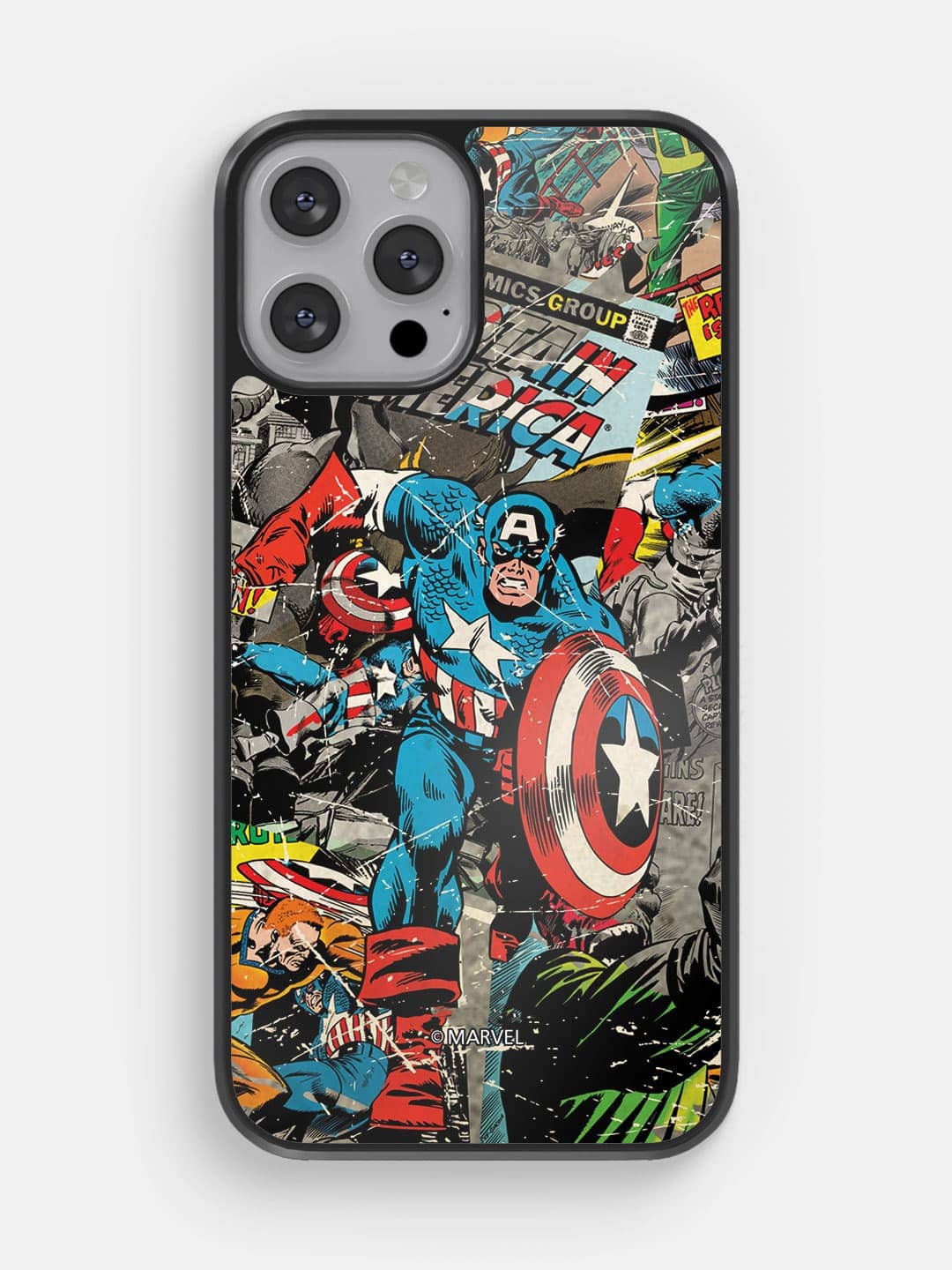 Comic Captain America - iPhone 12 Pro Cover