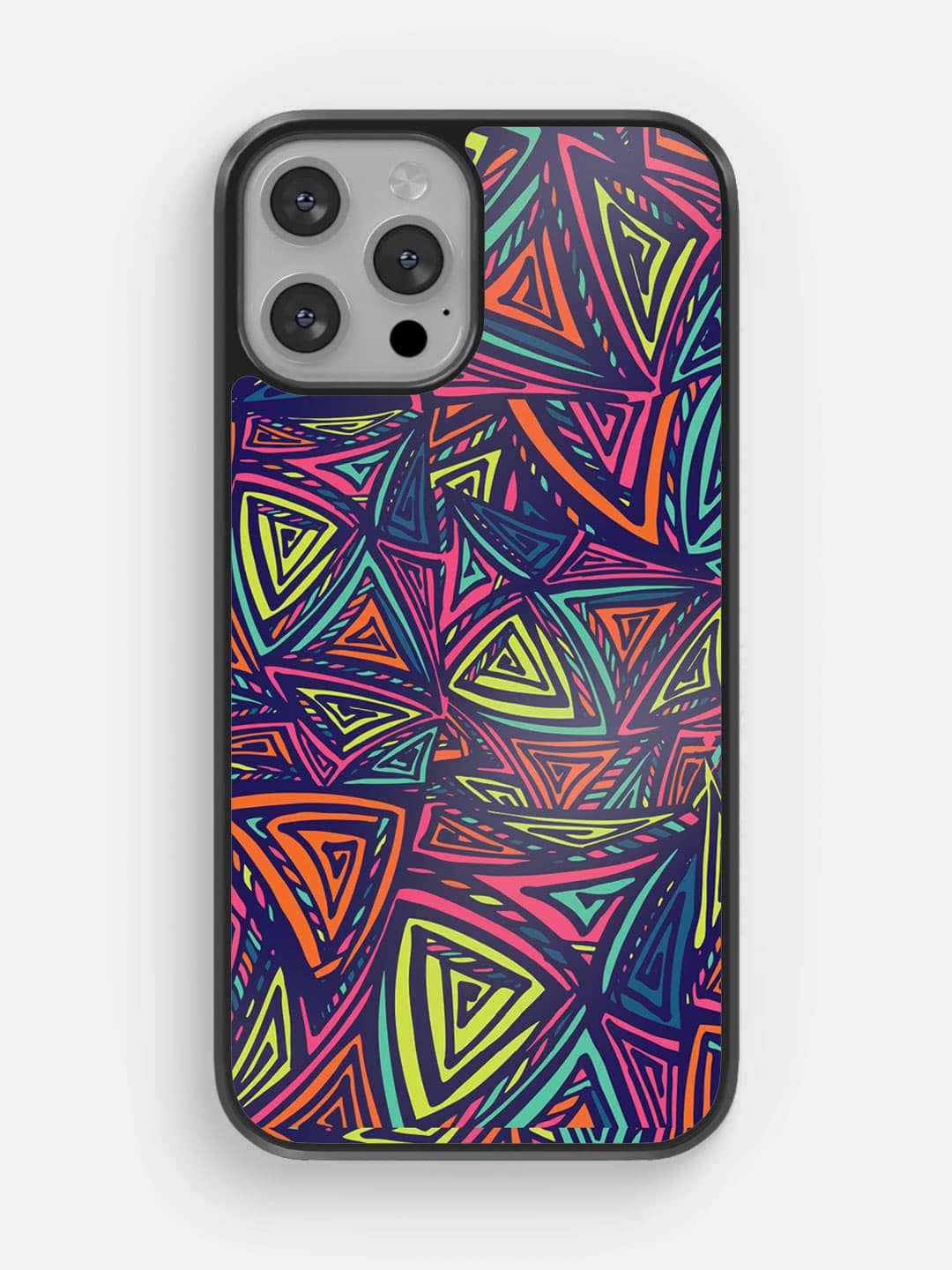 Neon Angles - iPhone 12 Pro Bumper Cover