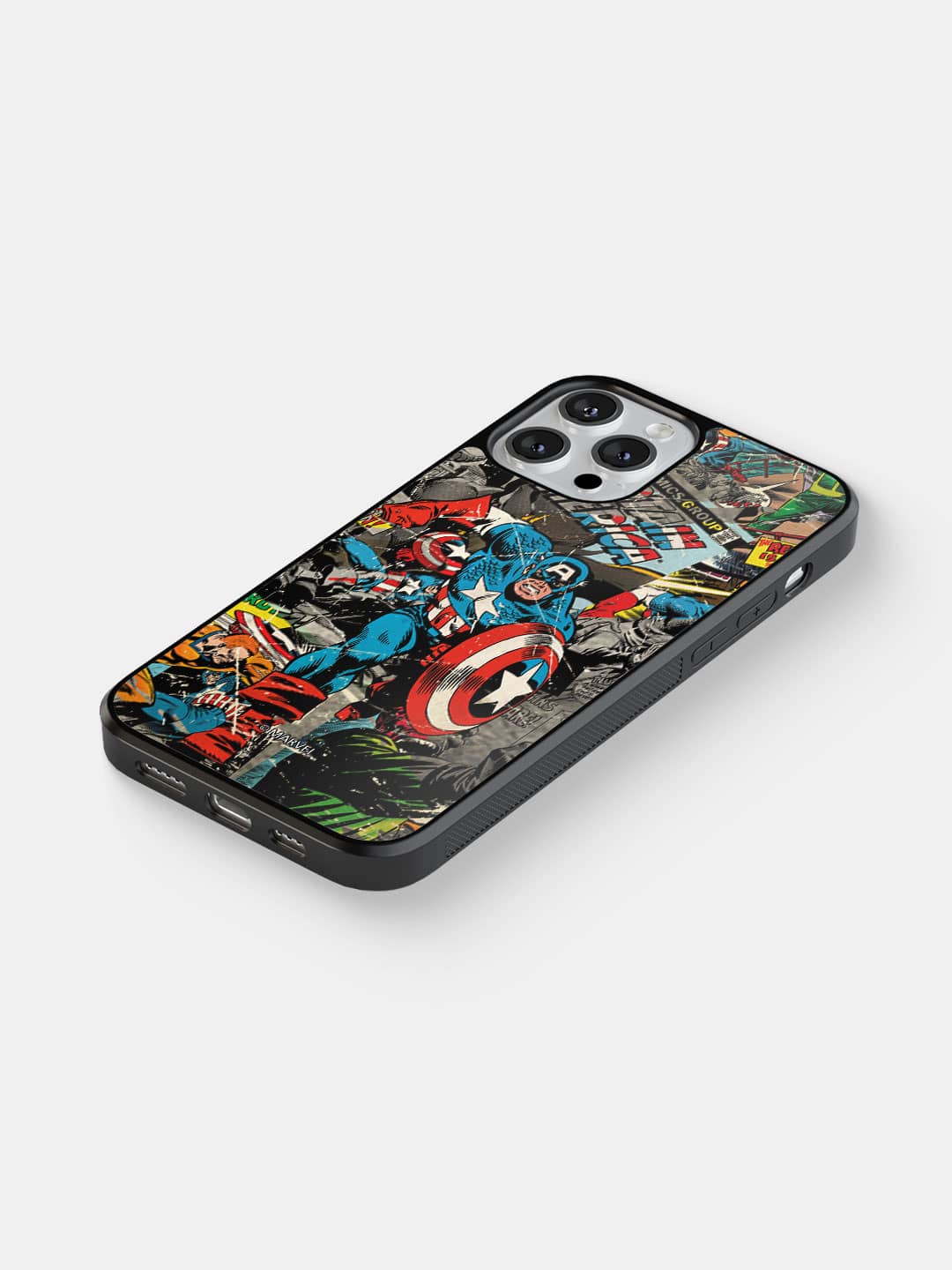 Comic Captain America - iPhone 12 Pro Cover