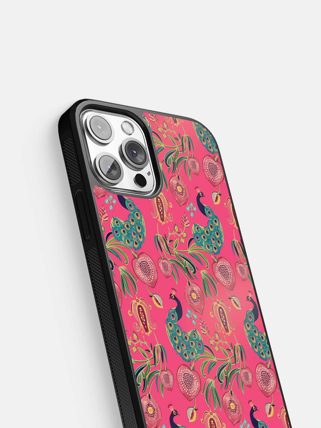 Payal Singhal Anaar and Mor Pink - iPhone 12 Pro Bumper Cover