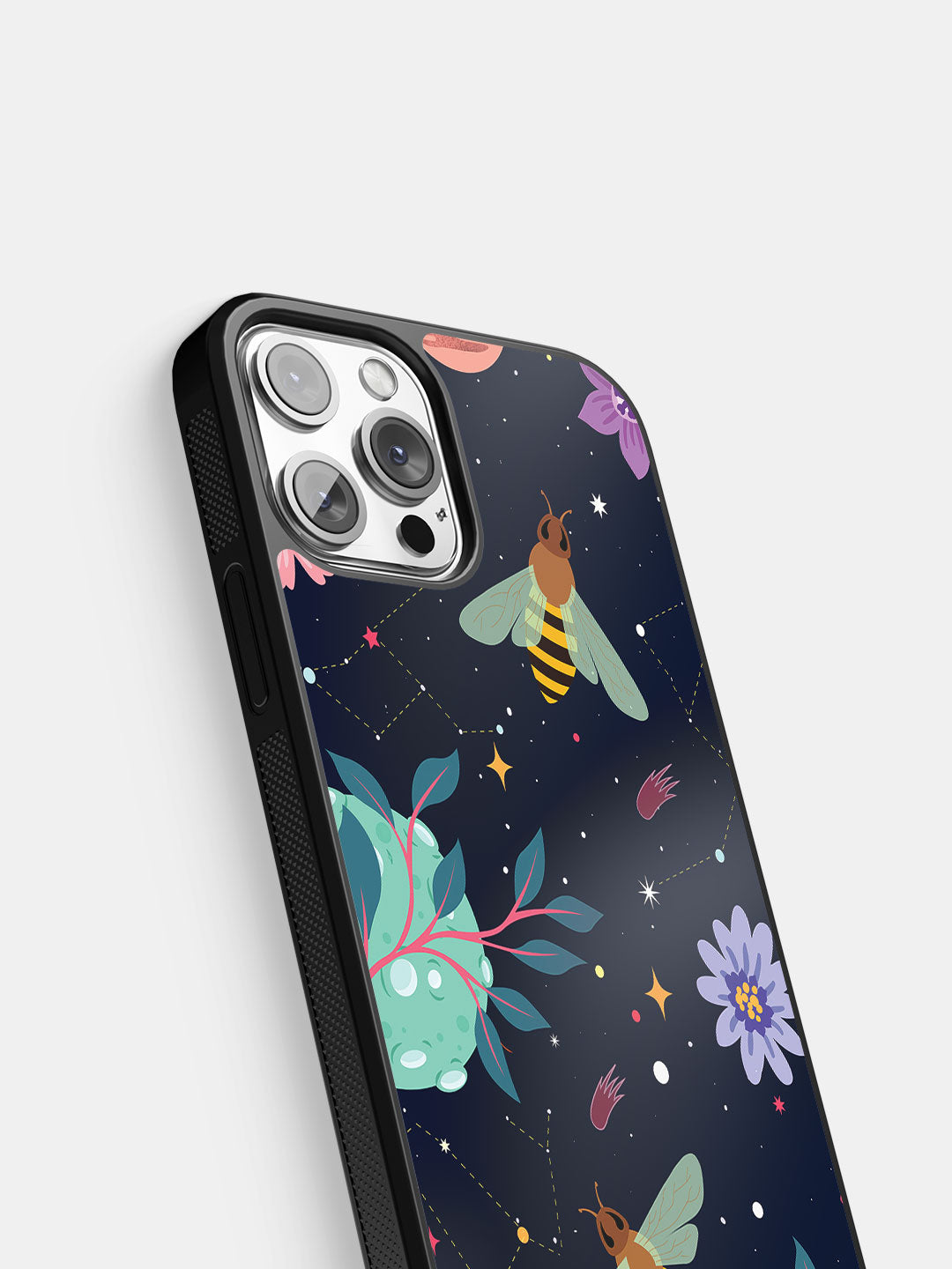 Space Bees - iPhone 12 Pro Bumper Cover