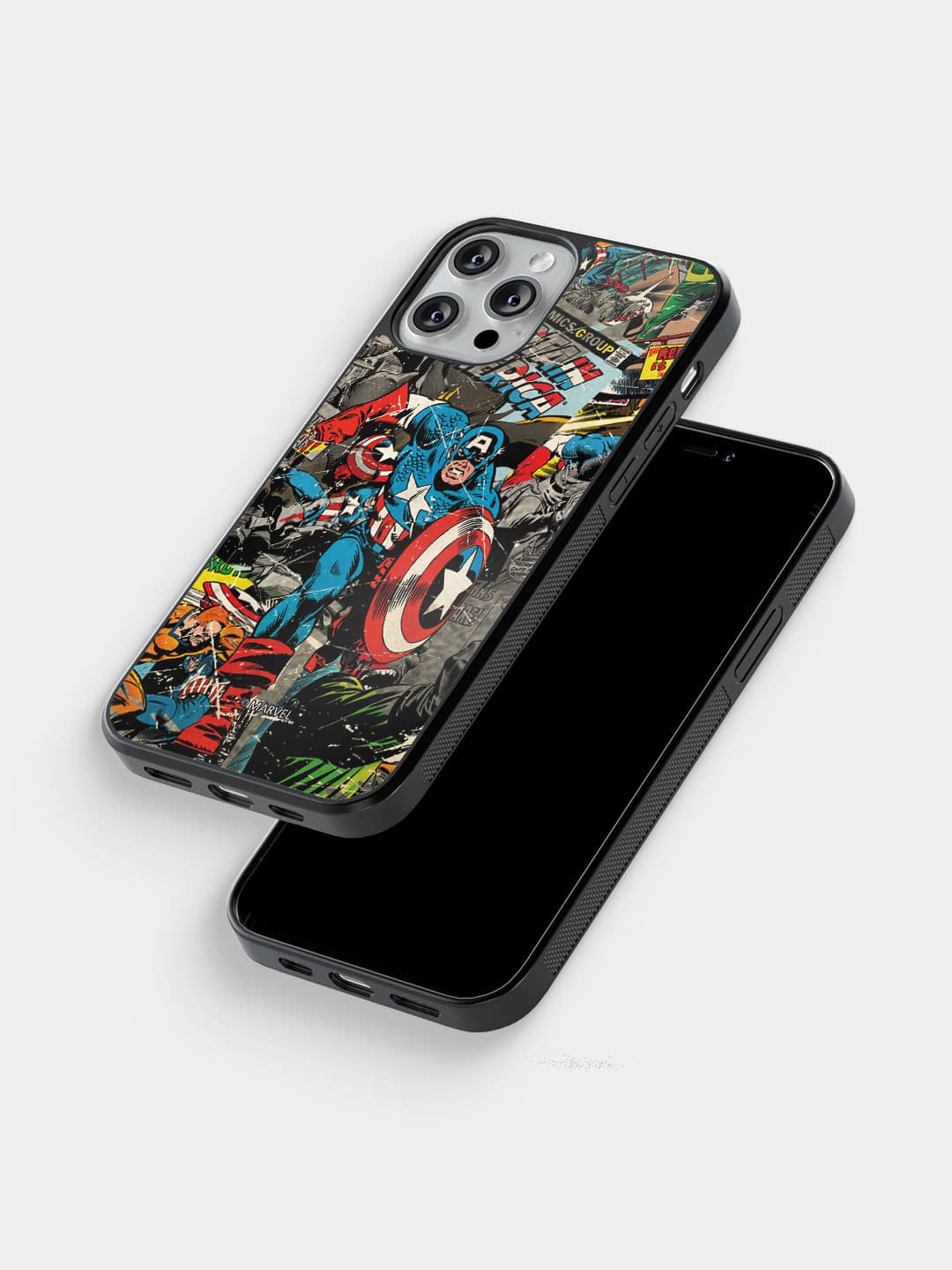 Comic Captain America - iPhone 12 Pro Cover