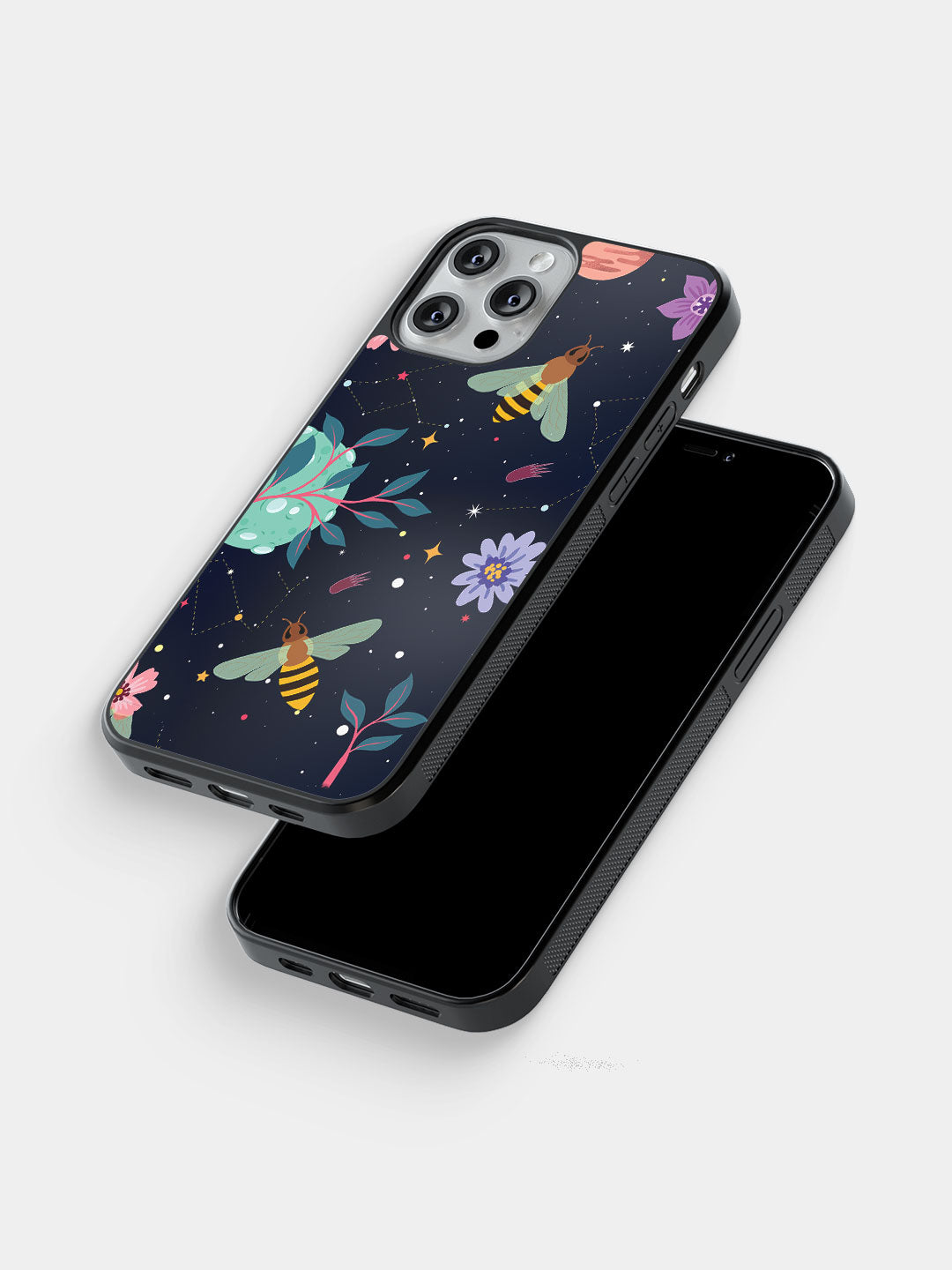 Space Bees - iPhone 12 Pro Bumper Cover