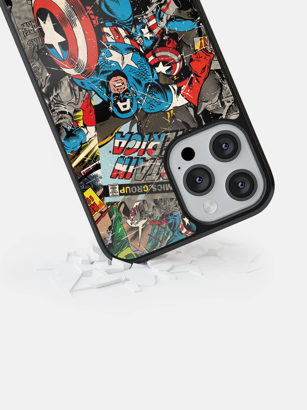 Comic Captain America - iPhone 12 Pro Cover