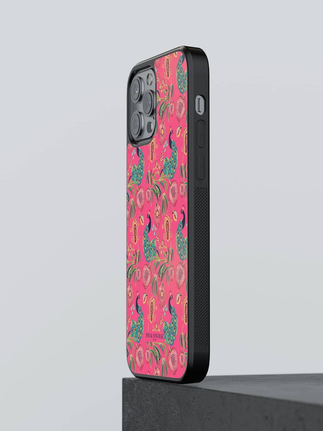 Payal Singhal Anaar and Mor Pink - iPhone 12 Pro Bumper Cover