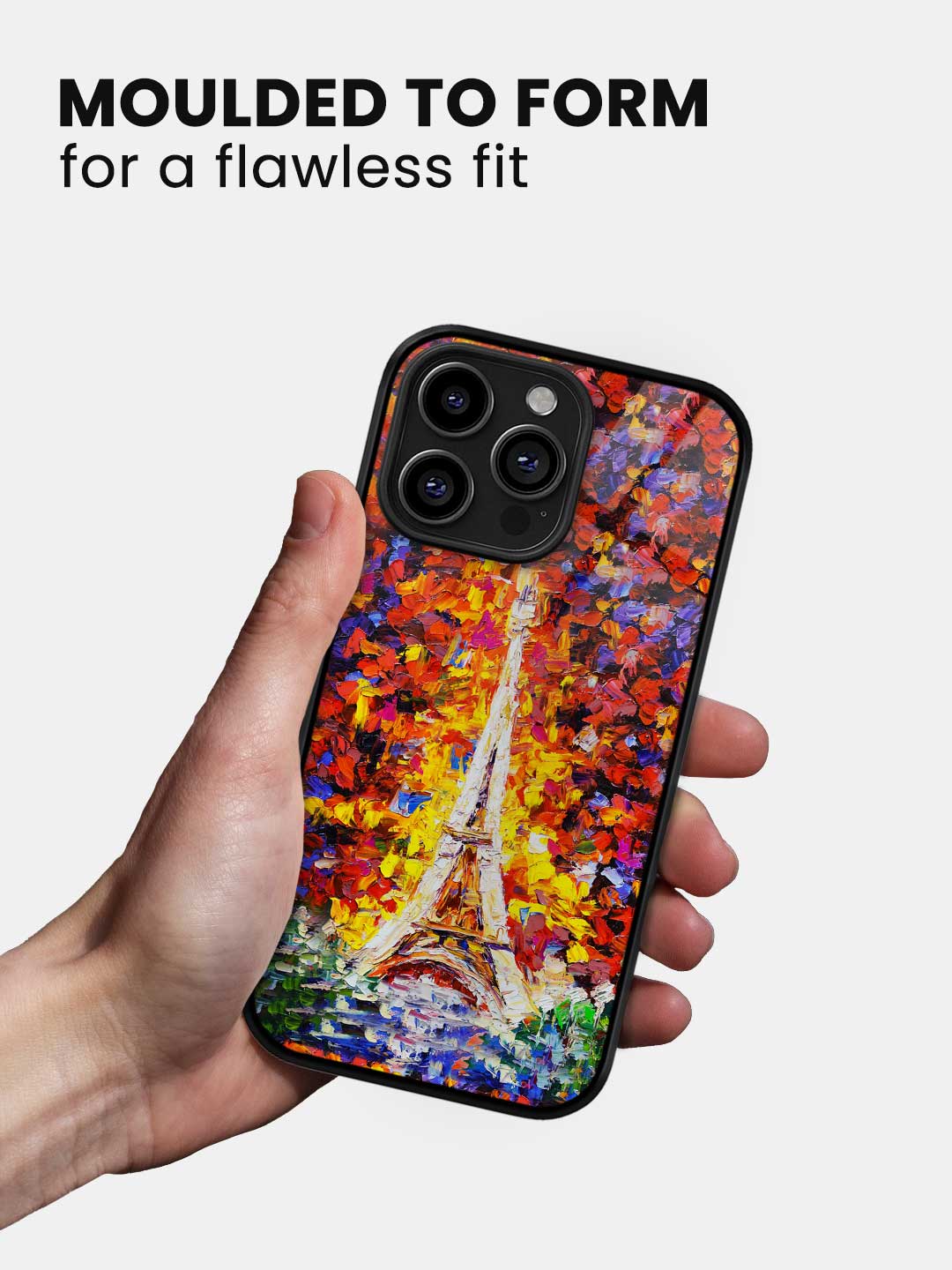 Artistic Eiffel - iPhone 12 Pro Glass Cover