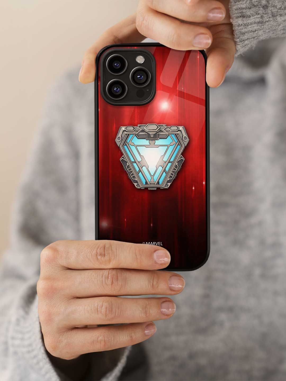 Iron Man Infinity Arc Reactor - iPhone 12 Pro Glass Cover