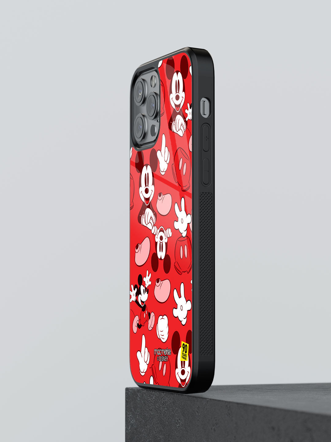 Mickey classic Red - iPhone 12 Pro Glass Cover