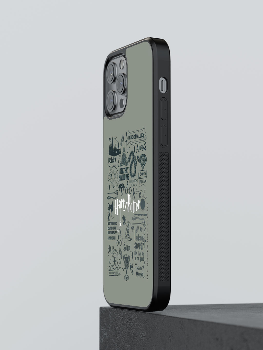 Harry Potter Infographic Grey - iPhone 13 Pro Max Cover