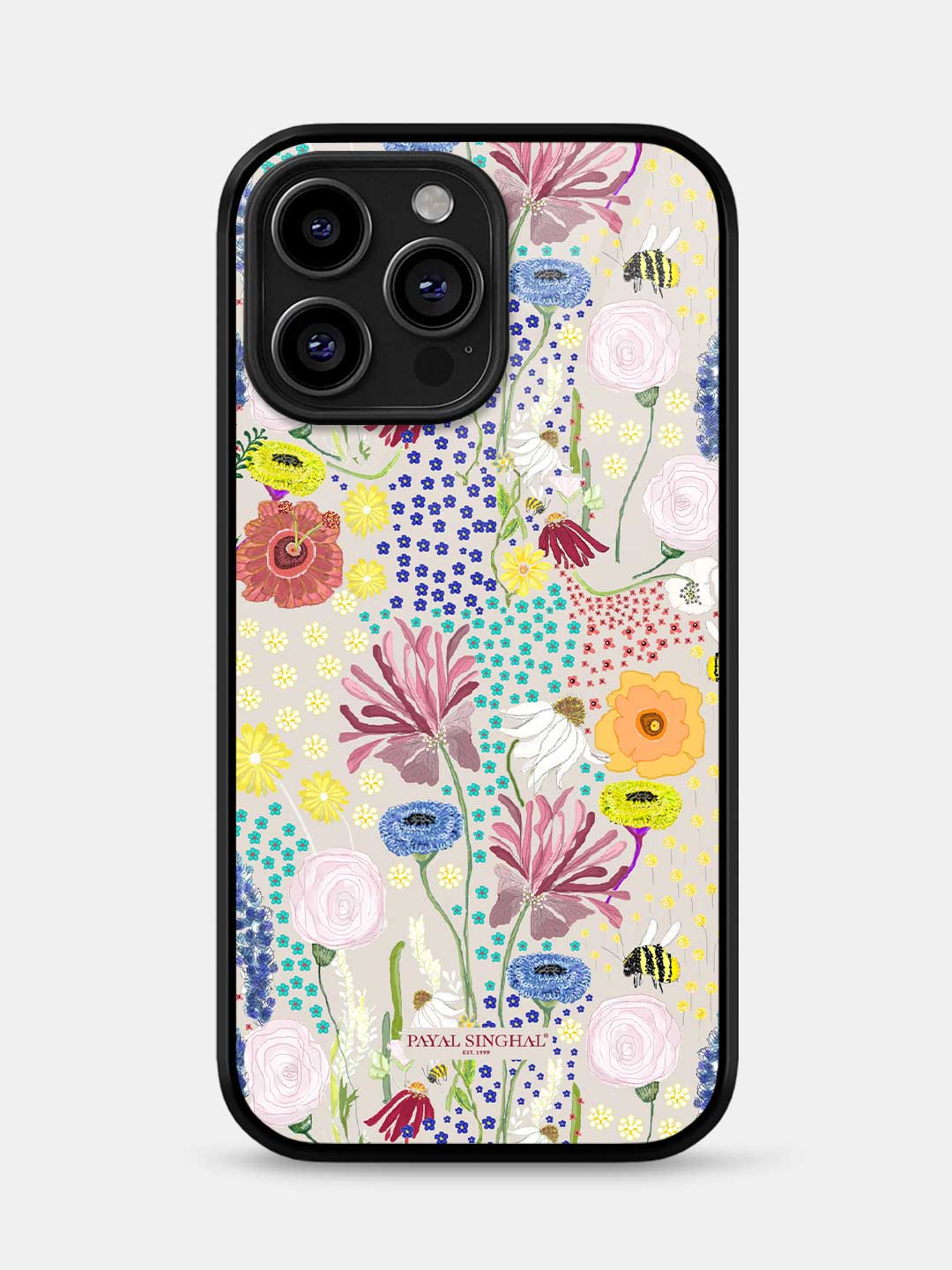 Payal Singhal Bee Garden Stone - iPhone 13 Pro Max Glass Cover