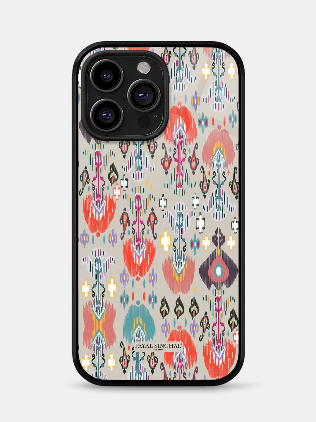 Payal Singhal Ikat Garden Stone - iPhone 13 Pro Max Glass Cover