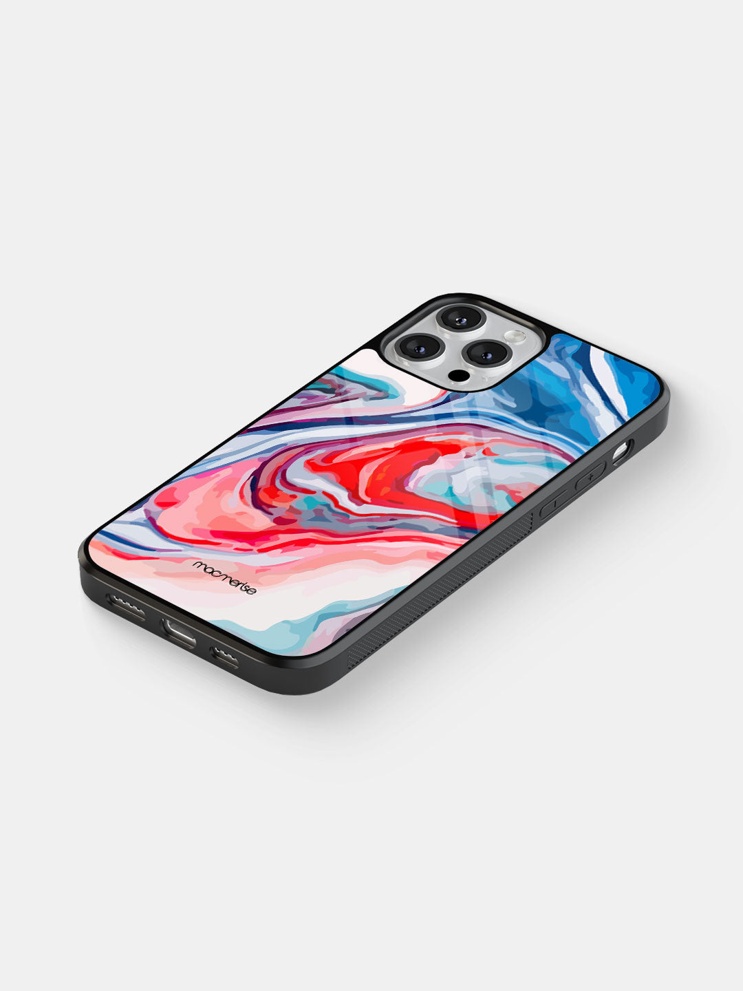 Liquid Funk Blue - iPhone 13 Pro Max Glass Cover