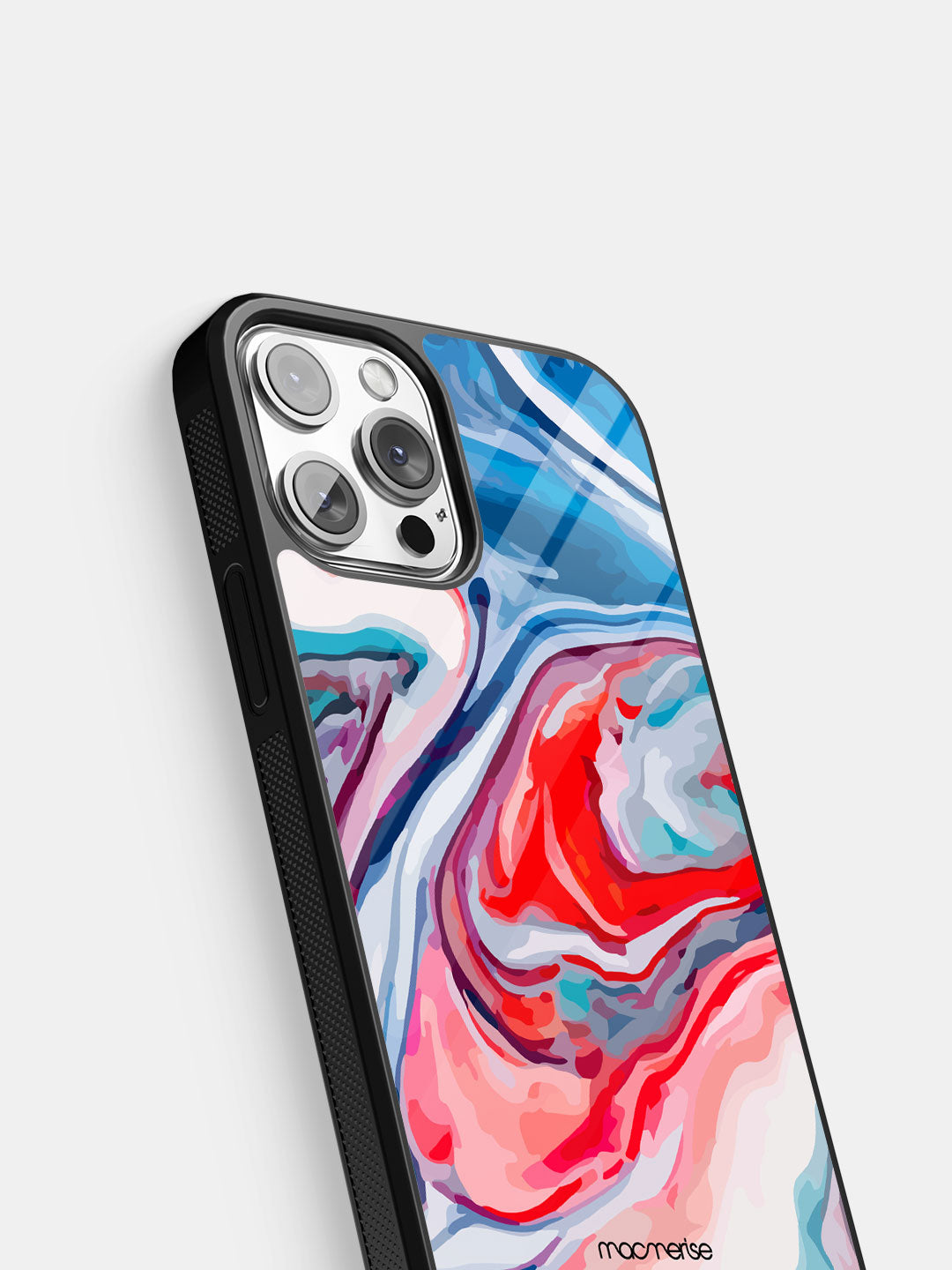 Liquid Funk Blue - iPhone 13 Pro Max Glass Cover