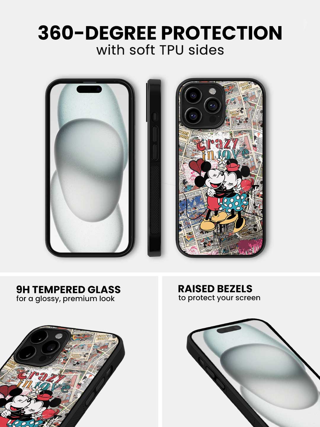 Crazy in love - iPhone 13 Pro Max Glass Cover