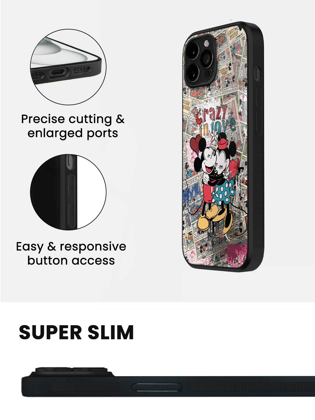 Crazy in love - iPhone 13 Pro Max Glass Cover