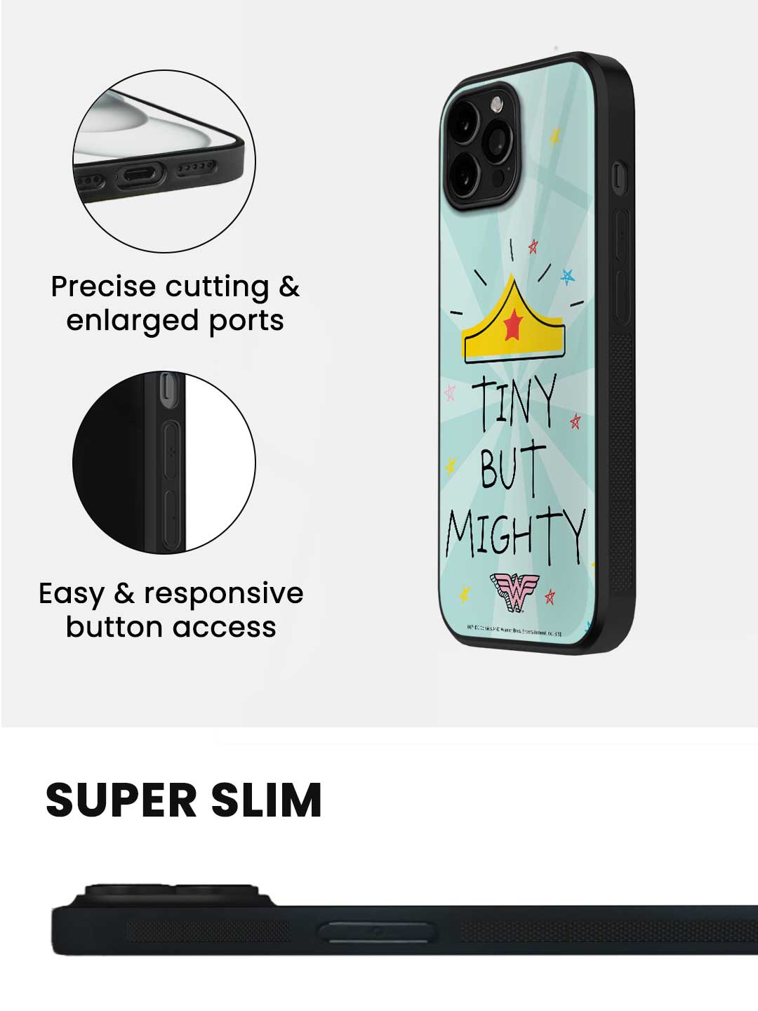 WW Tiny but Mighty - iPhone 13 Pro Max Glass Cover