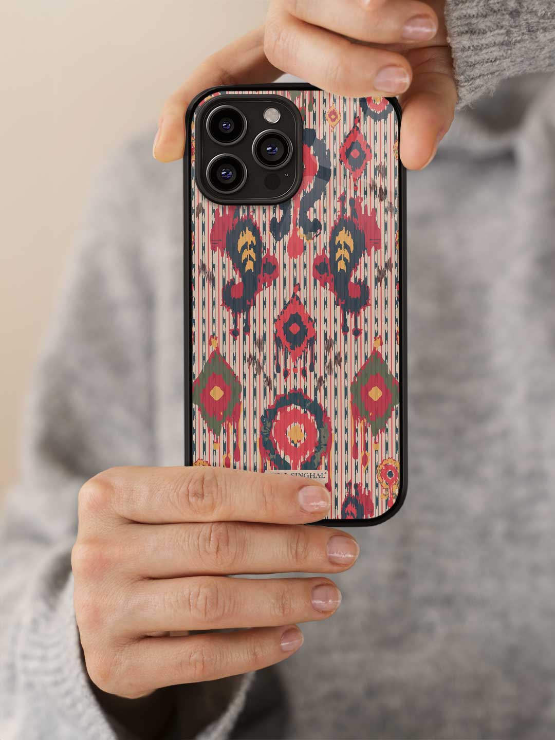 Payal Singhal Ikat Tribe Big - iPhone 13 Pro Max Glass Cover