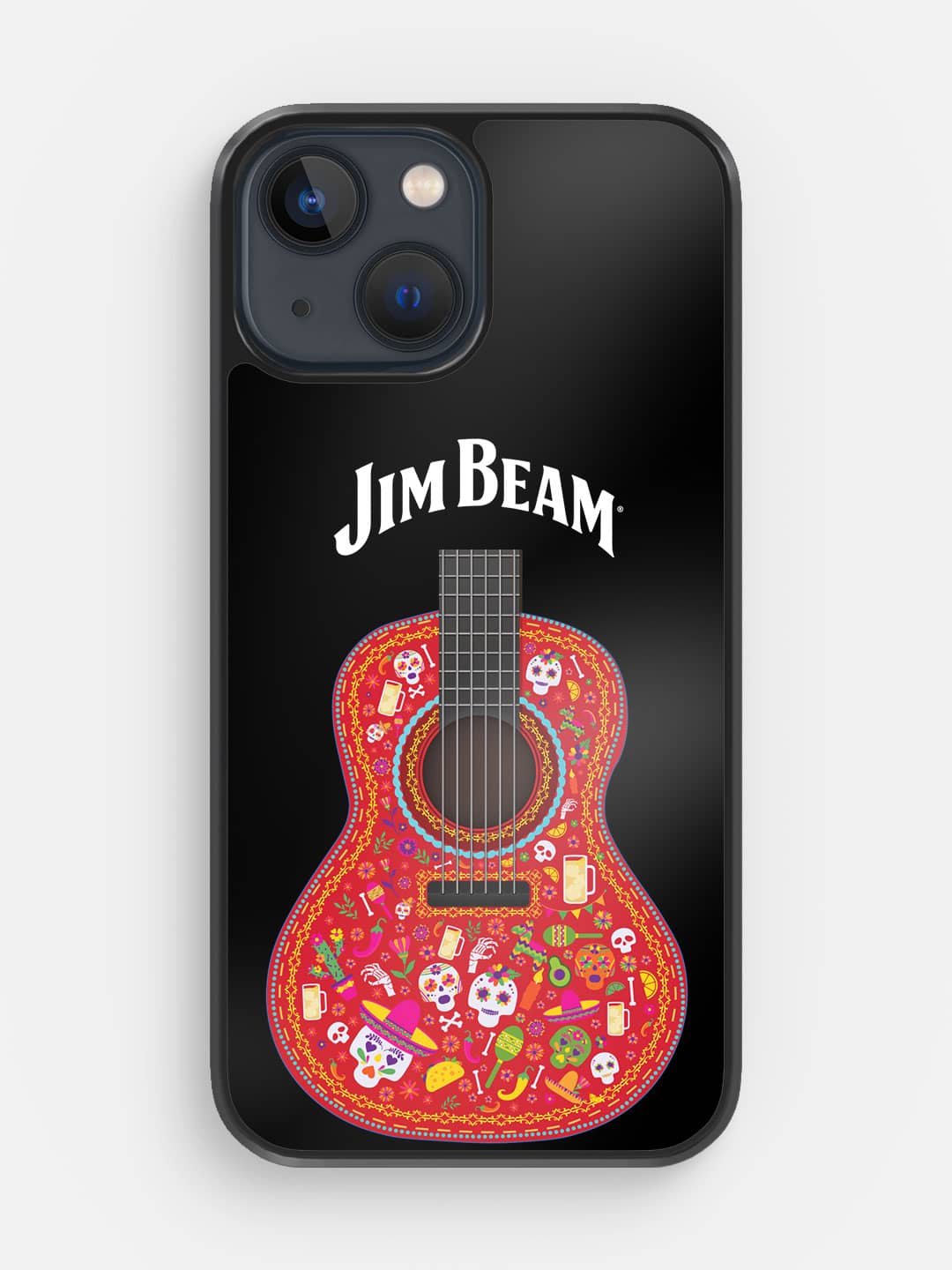 Jim Beam Guitar Black - iPhone 13 Mini Cover