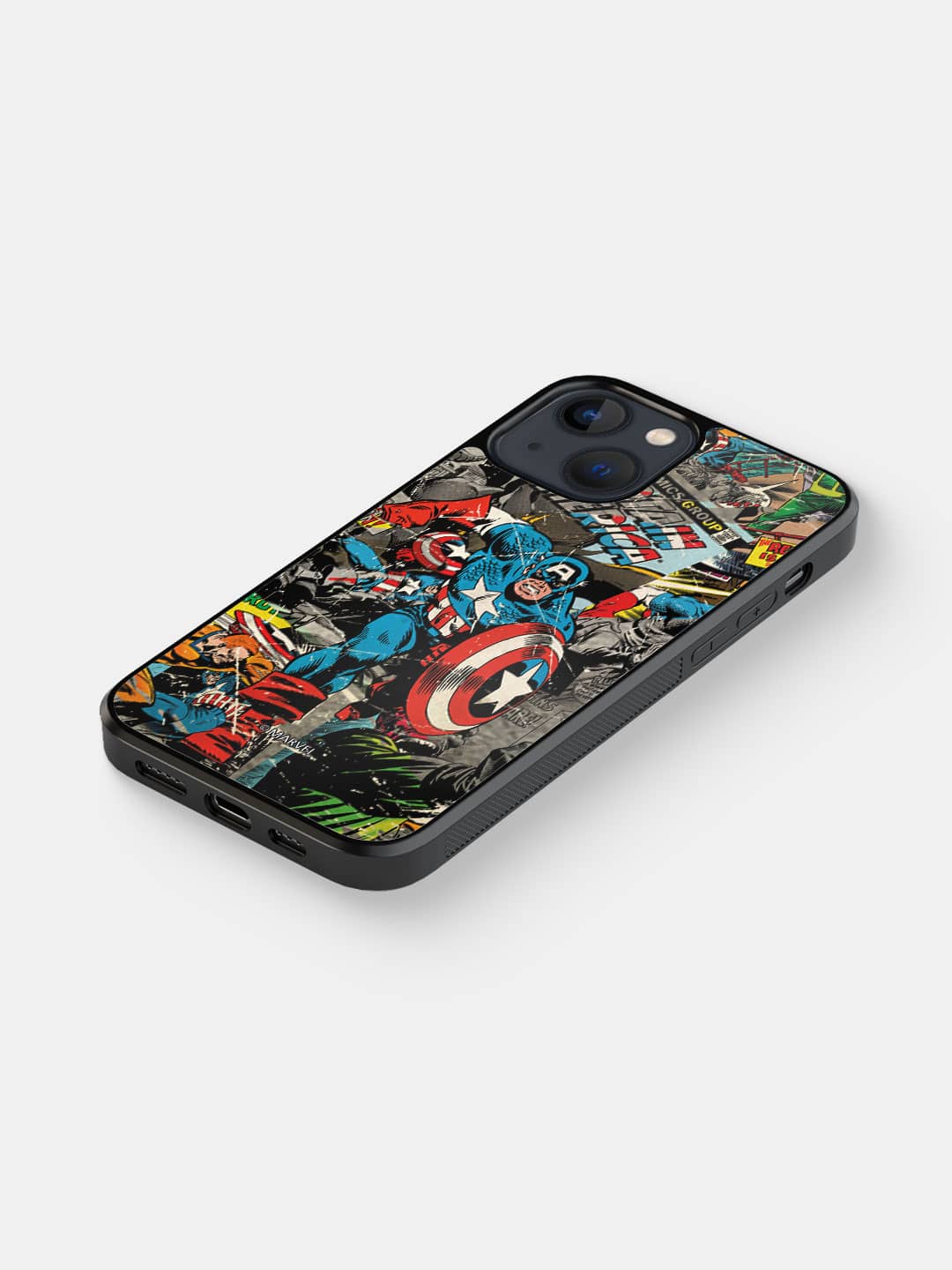 Comic Captain America - iPhone 13 Mini Cover