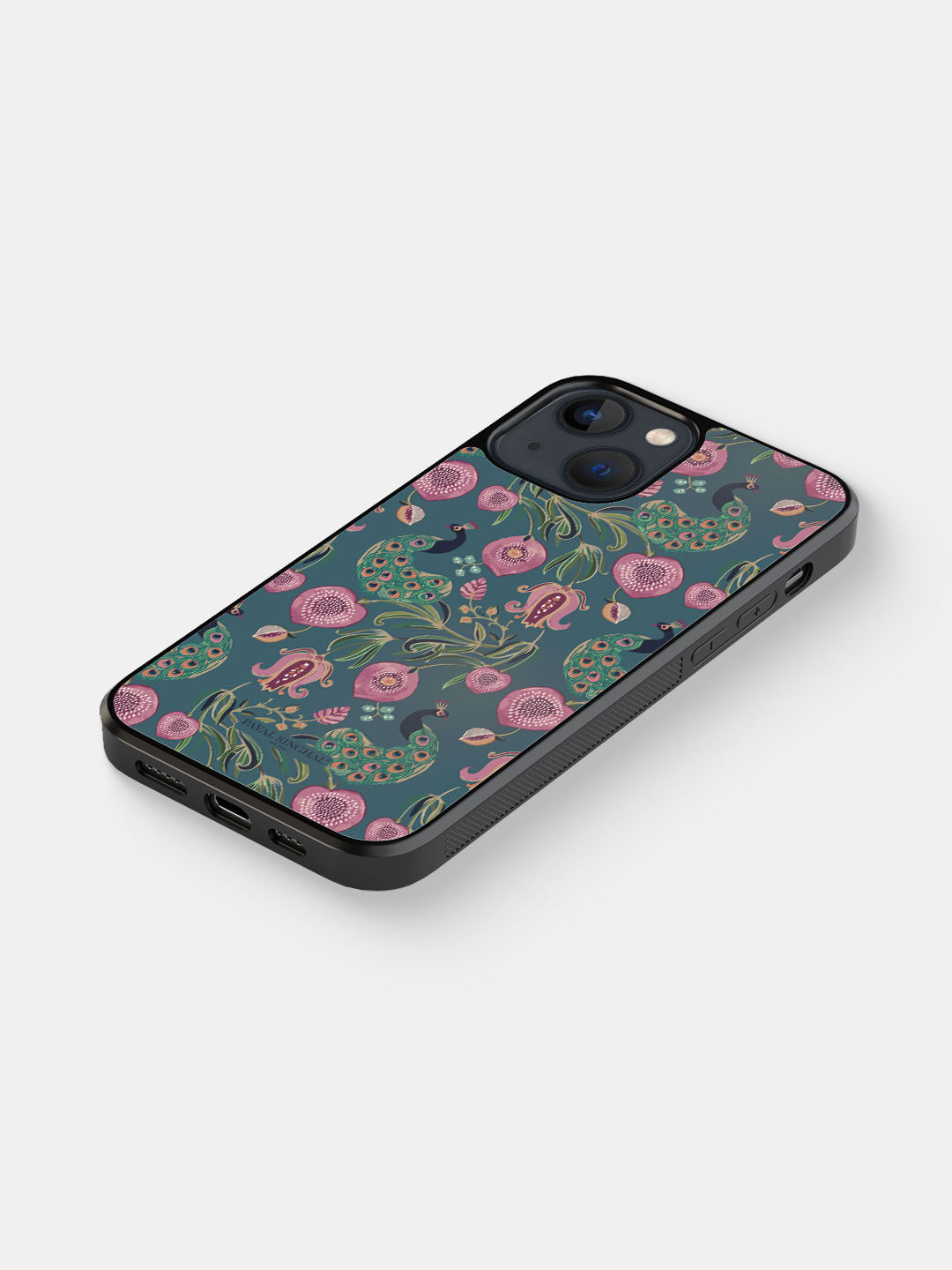 Payal Singhal Anaar and Mor Blue - iPhone 13 Mini Cover