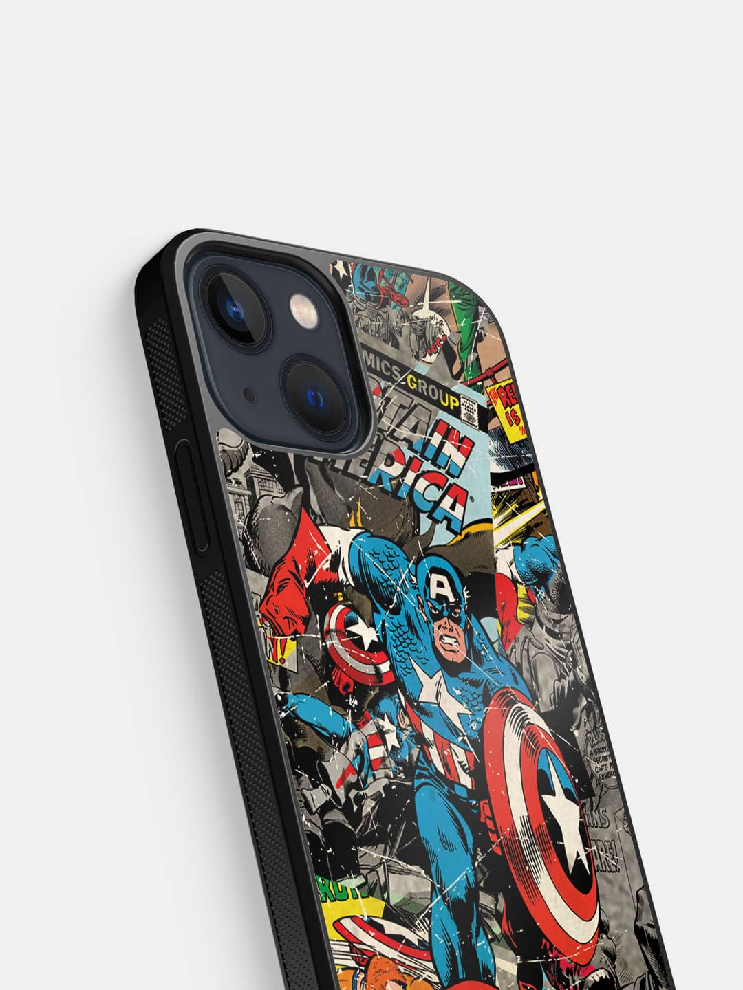 Comic Captain America - iPhone 13 Mini Cover