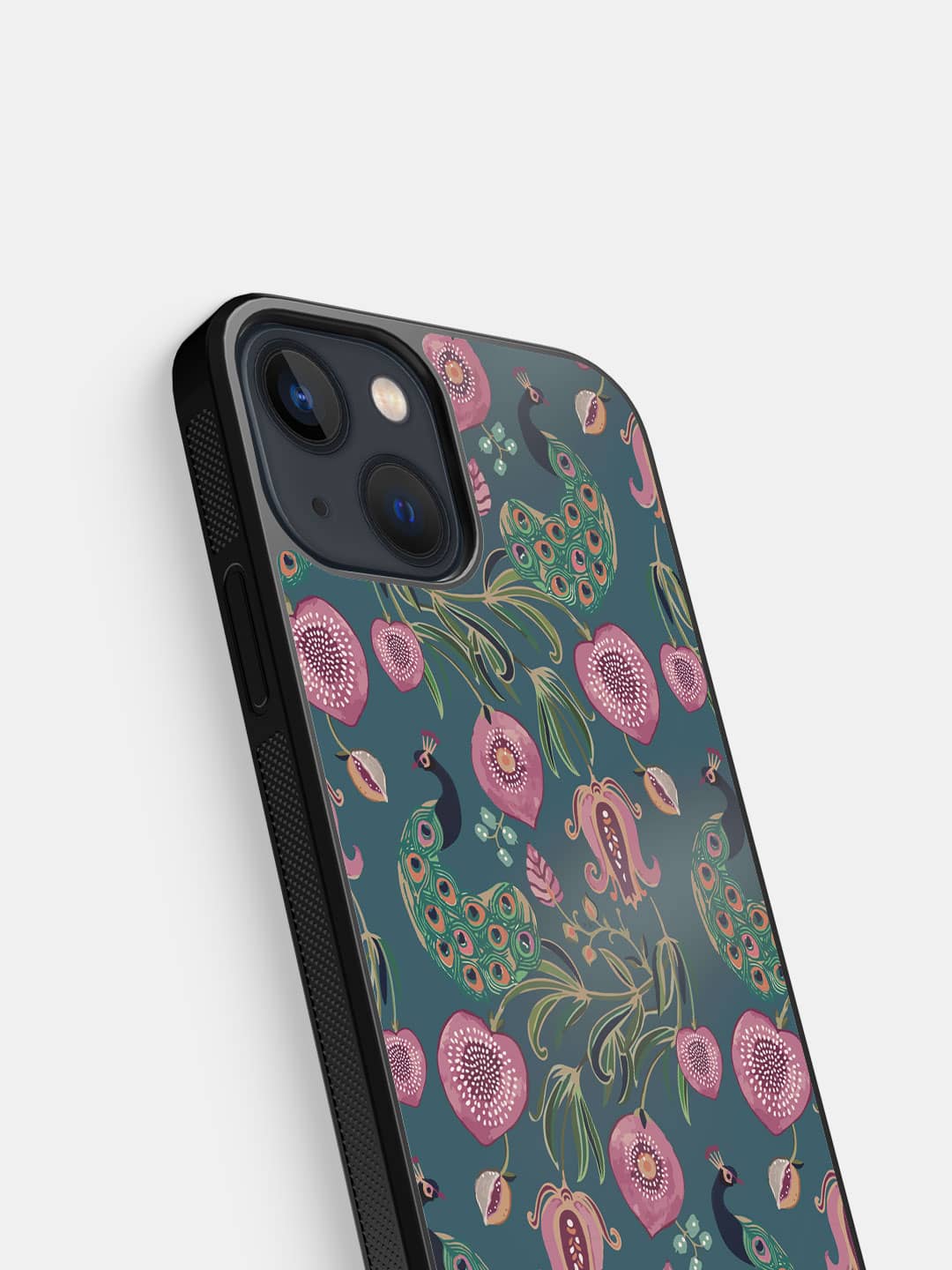 Payal Singhal Anaar and Mor Blue - iPhone 13 Mini Cover