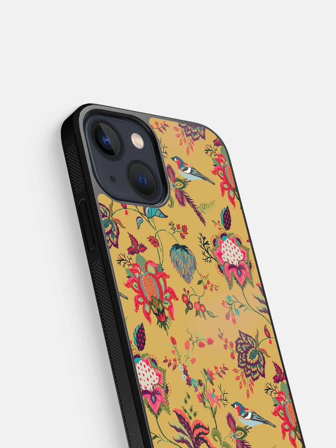 Payal Singhal Chidiya Mustard - iPhone 13 Mini Cover