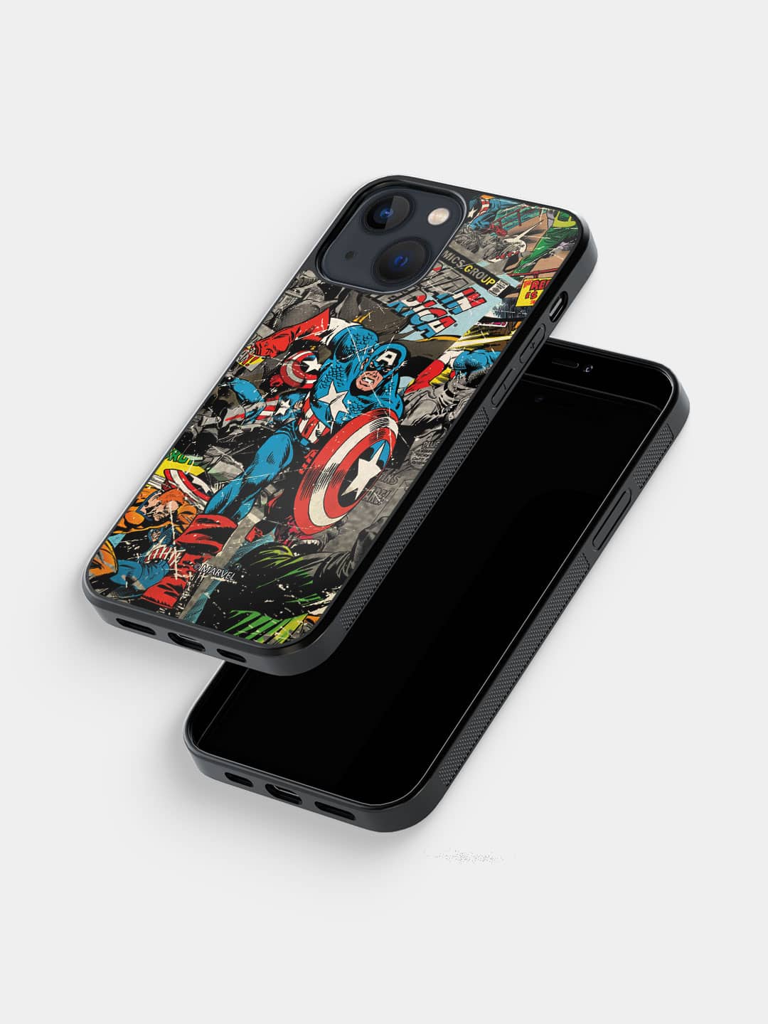 Comic Captain America - iPhone 13 Mini Cover