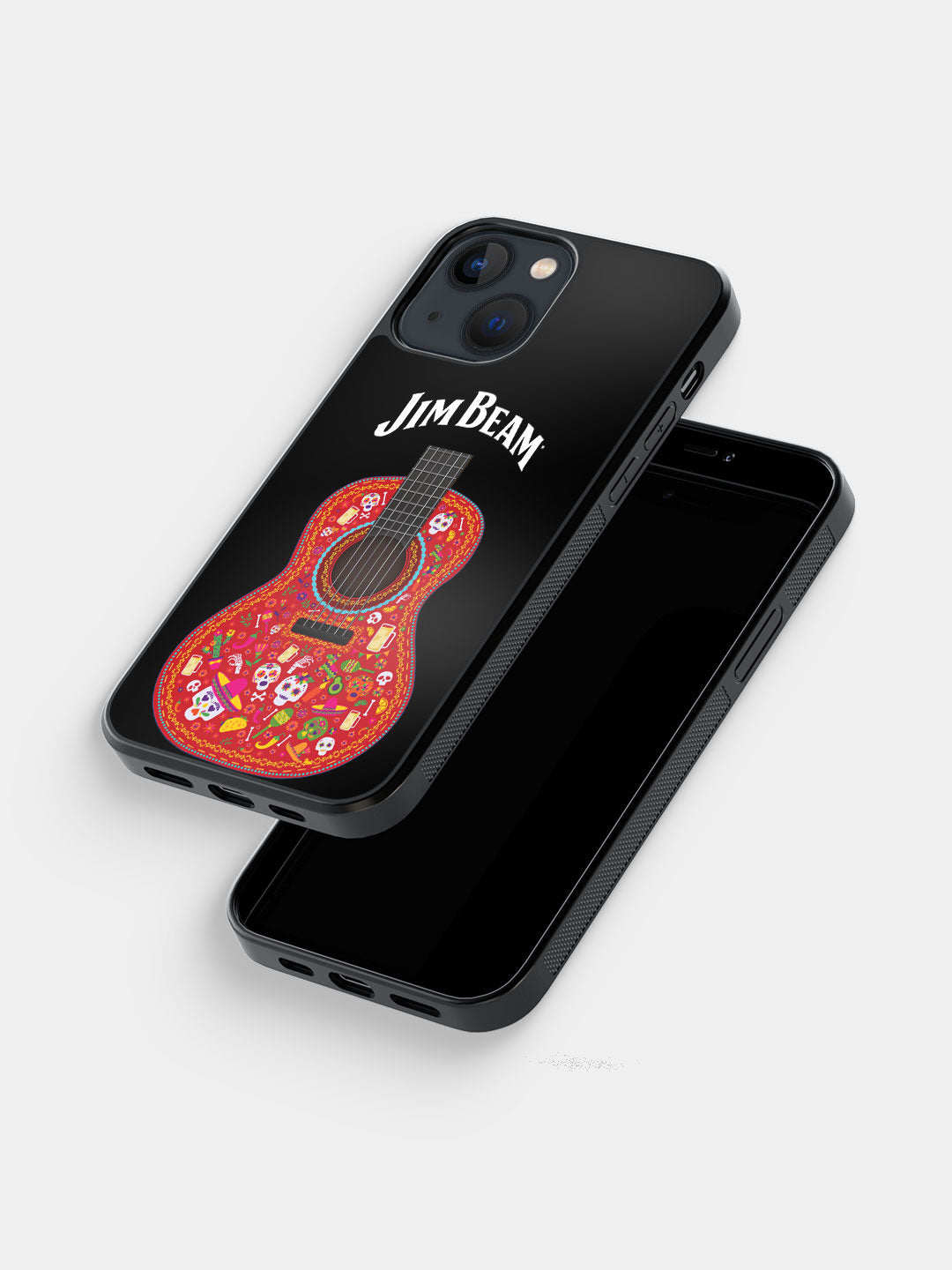 Jim Beam Guitar Black - iPhone 13 Mini Cover