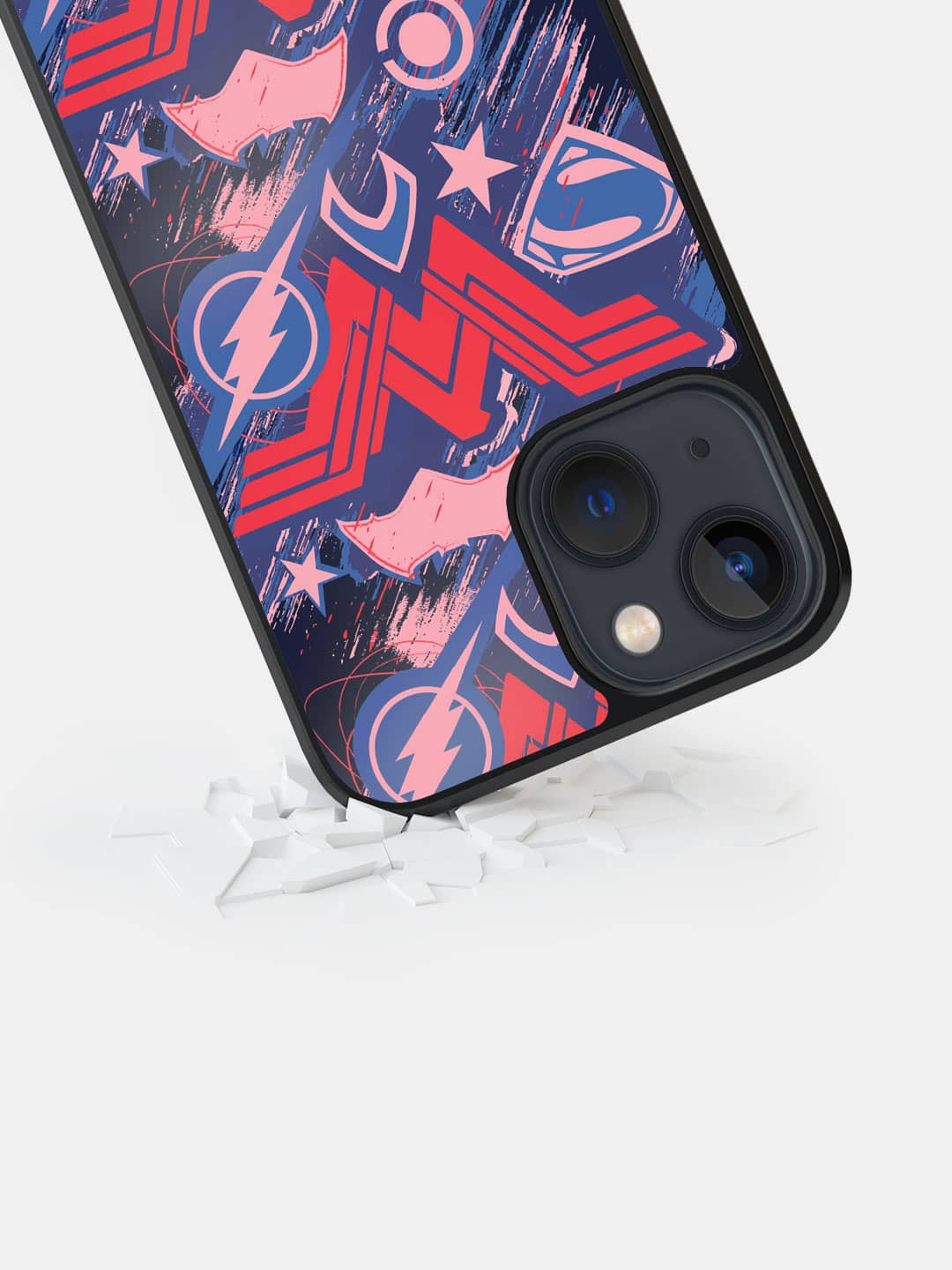 JL Scribbled Logos - iPhone 13 Mini Cover