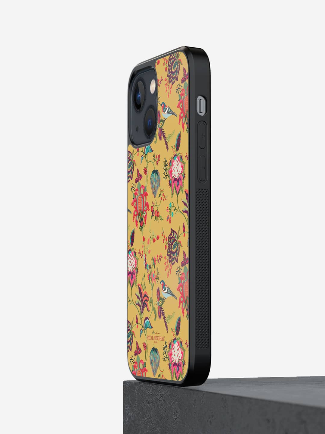 Payal Singhal Chidiya Mustard - iPhone 13 Mini Cover
