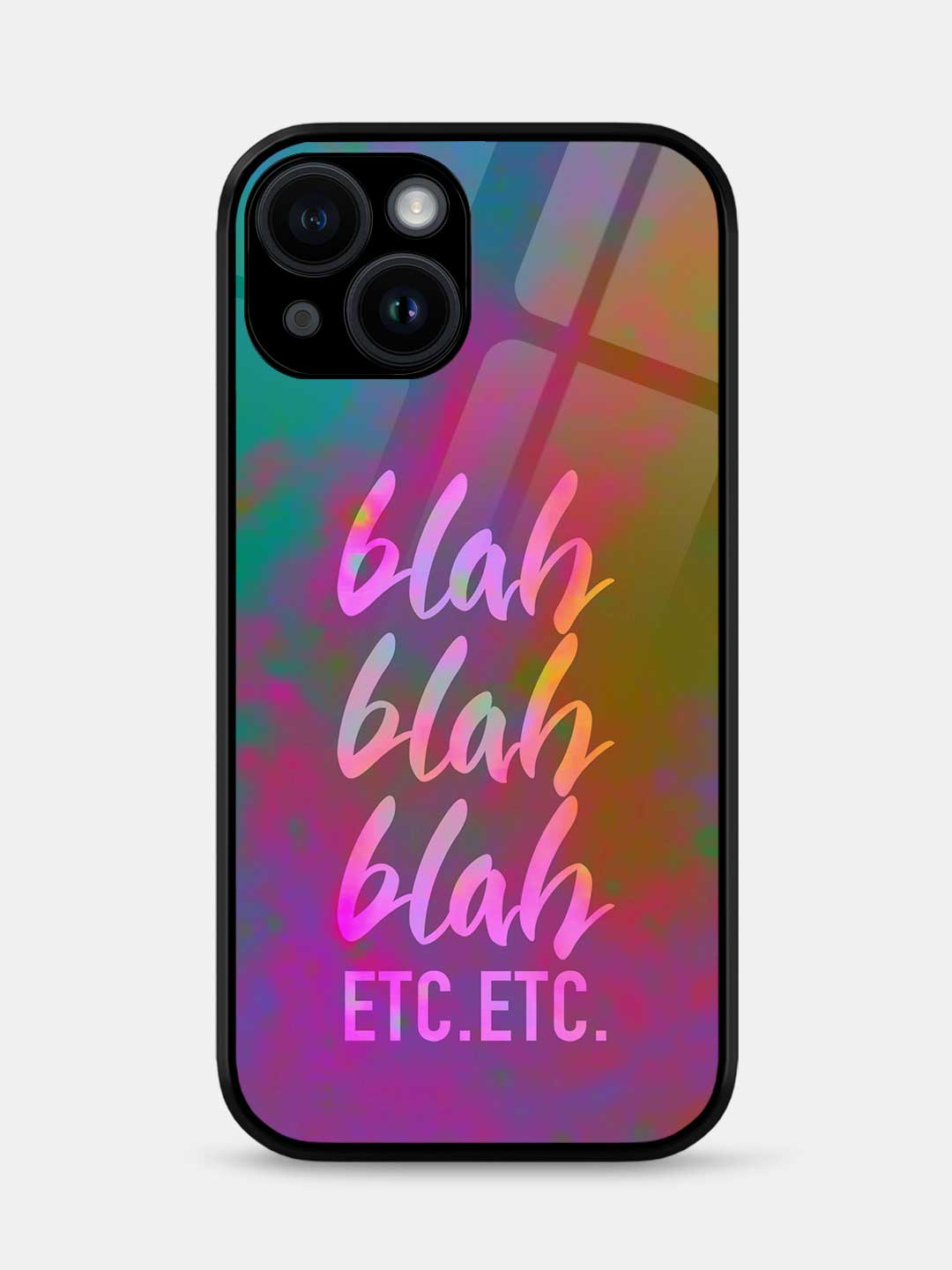 Blah Blah - iPhone 13 Mini Glass Cover
