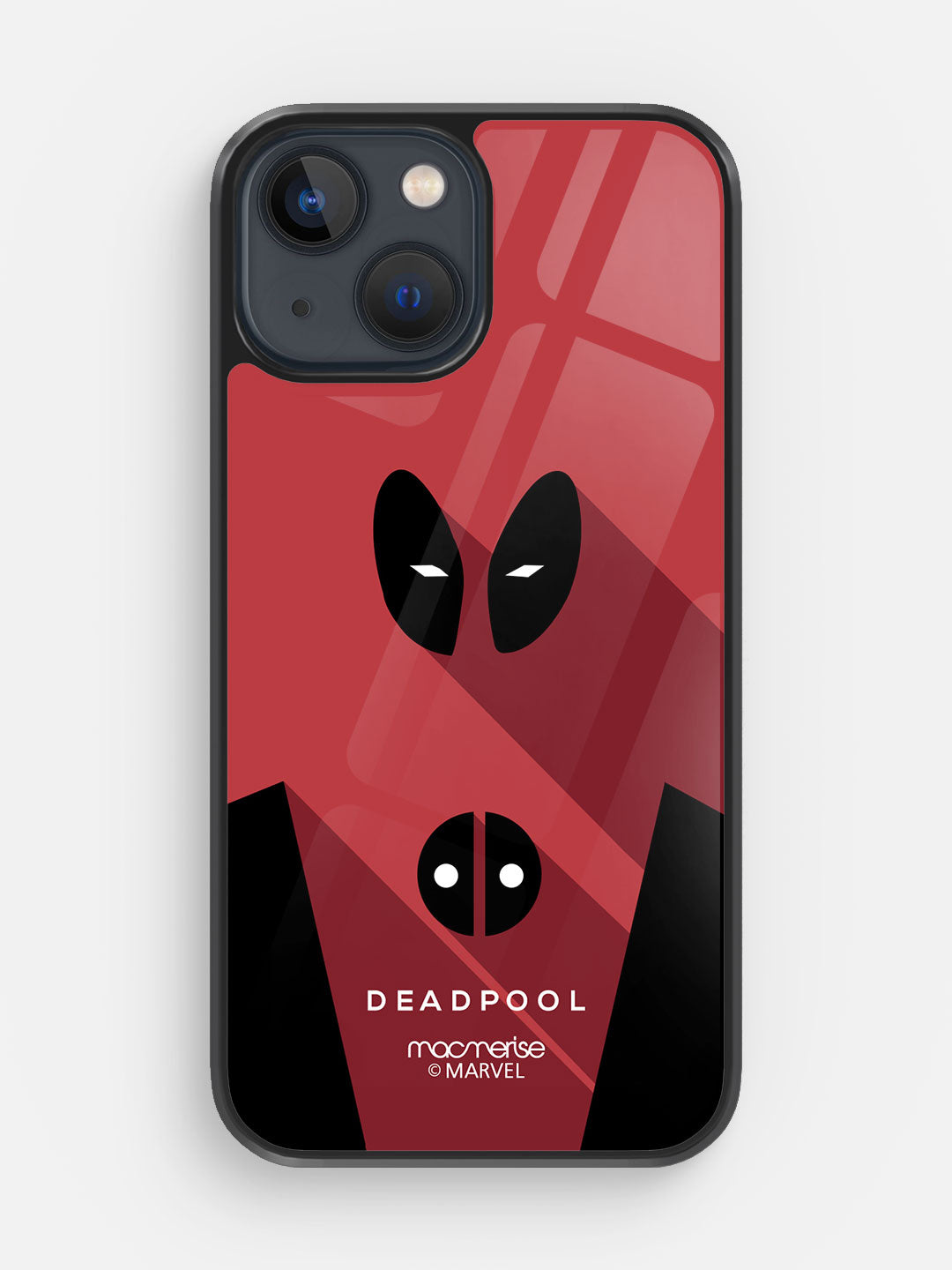 Minimalistic Deadpool - iPhone 13 Mini Glass Cover