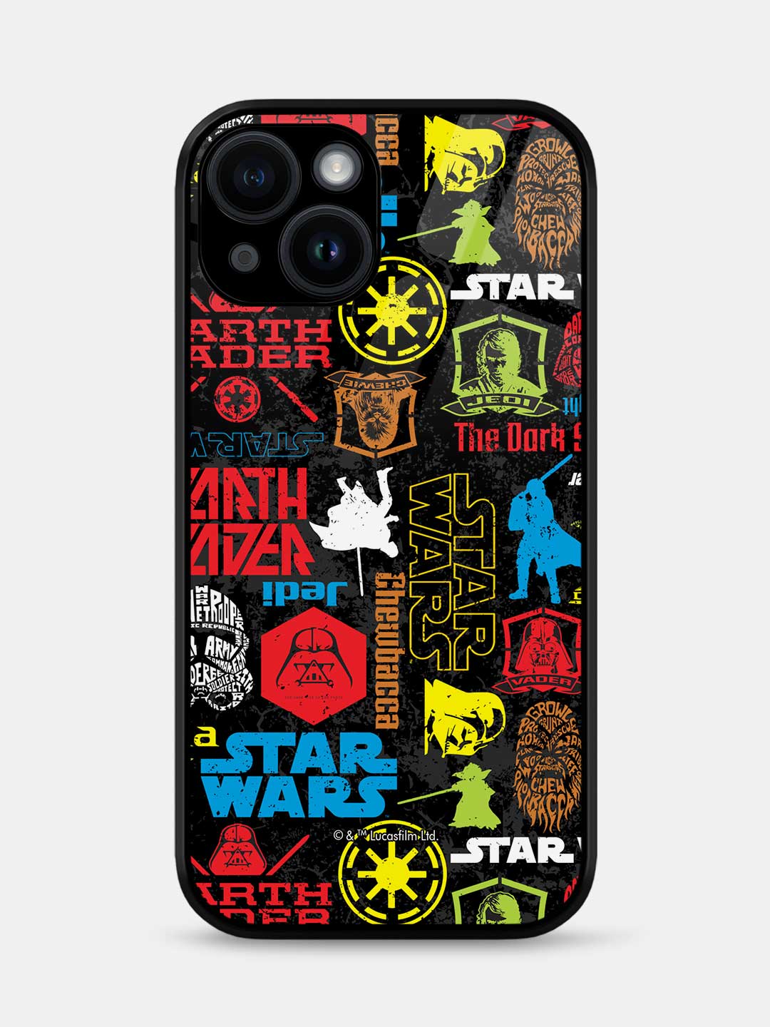 Star wars Mashup - iPhone 13 Mini Glass Cover