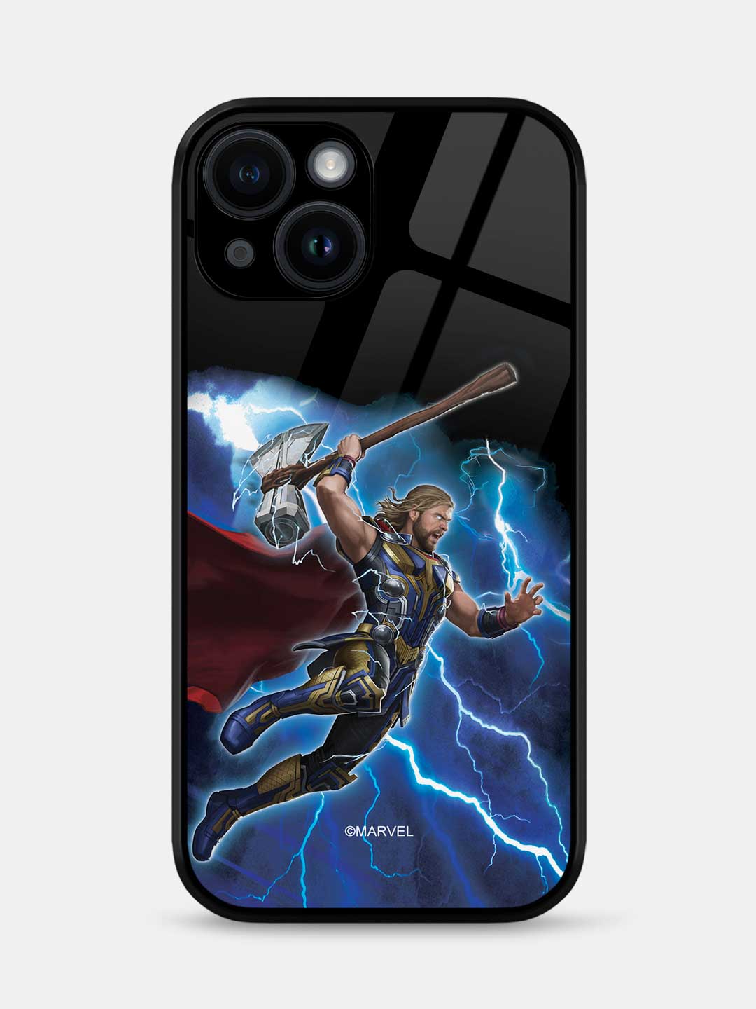 Worthy Thor Attack - iPhone 13 Mini Glass Cover