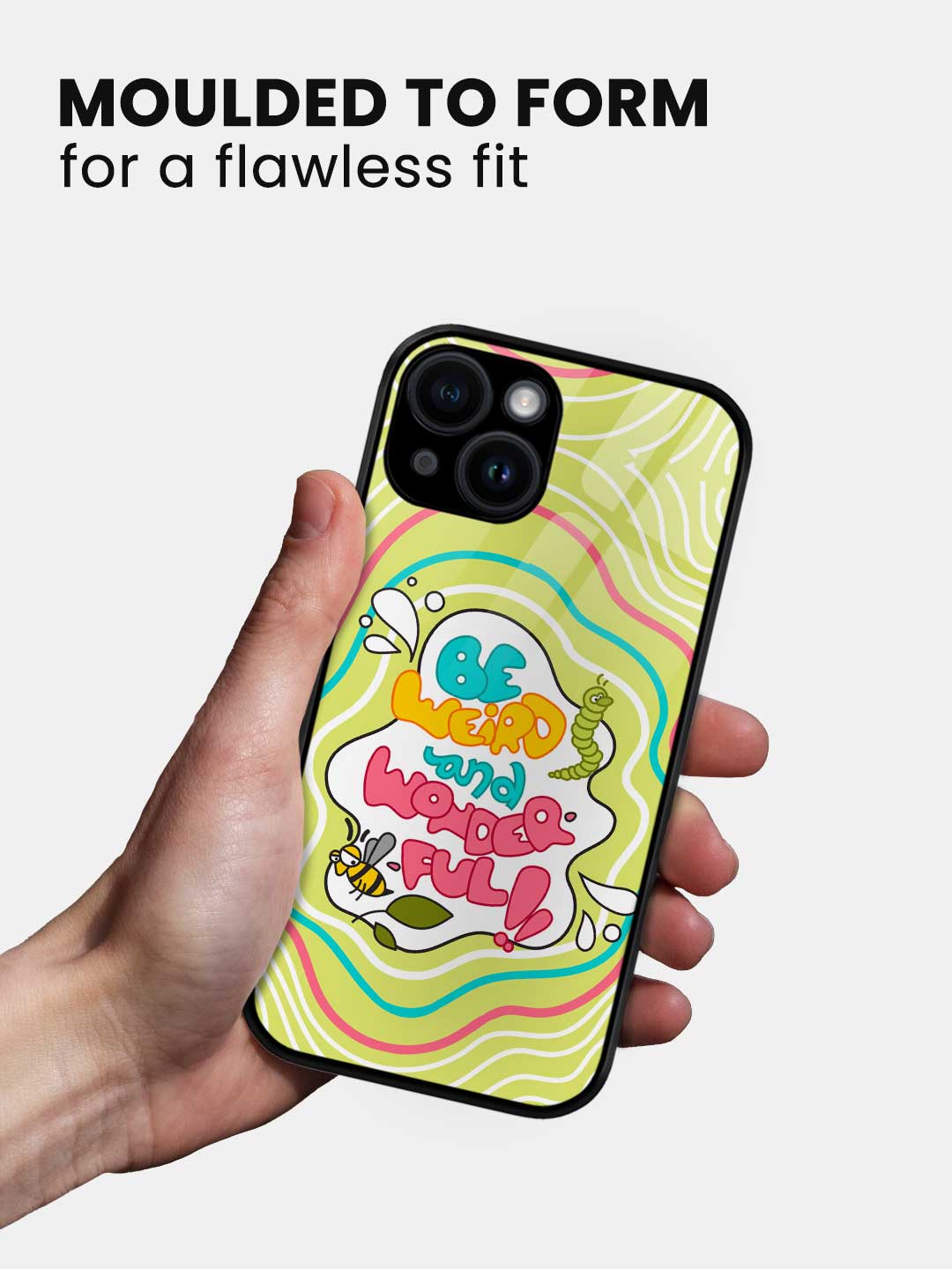 Be Weird And Wonderful - iPhone 13 Mini Glass Cover