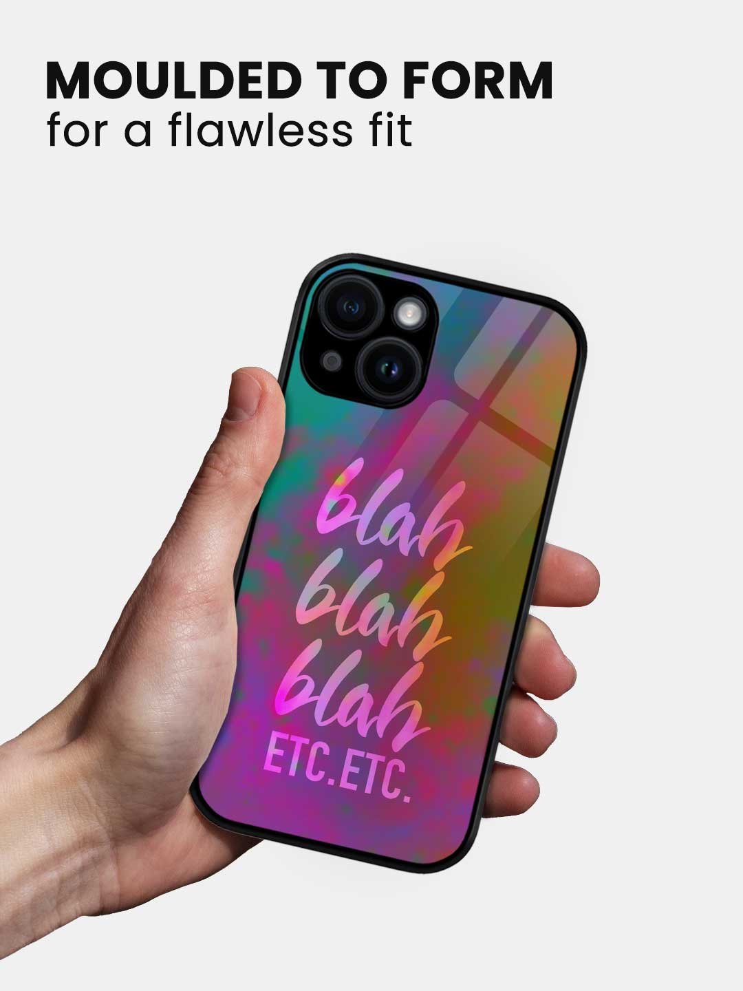 Blah Blah - iPhone 13 Mini Glass Cover