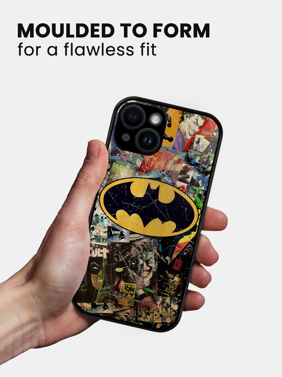 Comic Bat - iPhone 13 Mini Glass Cover
