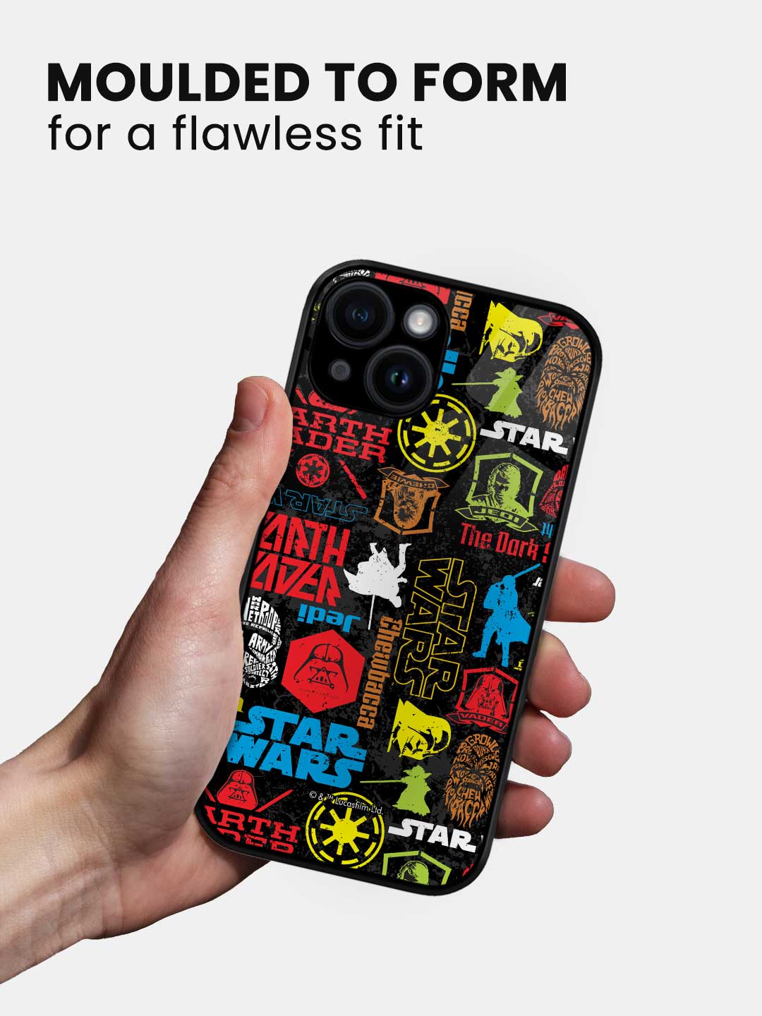 Star wars Mashup - iPhone 13 Mini Glass Cover