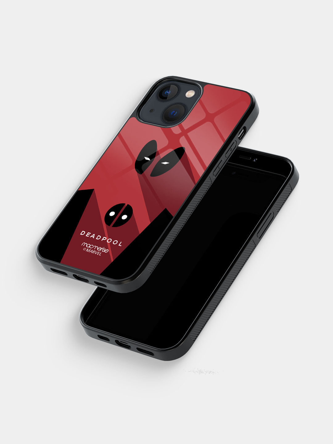 Minimalistic Deadpool - iPhone 13 Mini Glass Cover