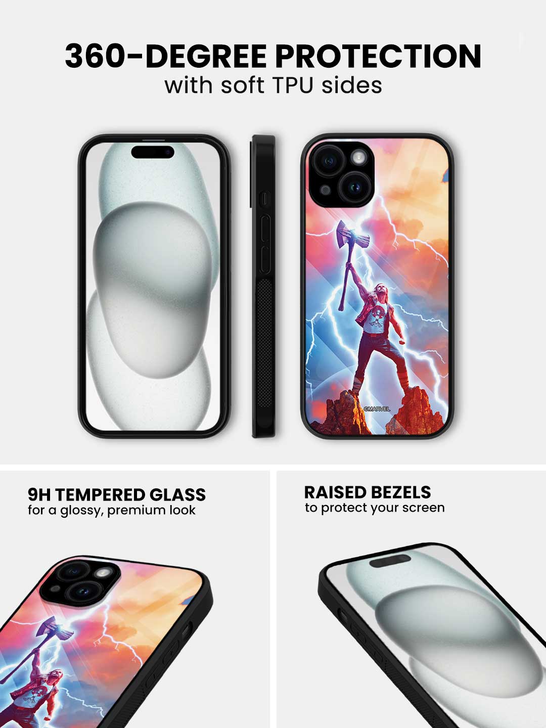 Raise the Stormbreaker - iPhone 13 Mini Glass Cover