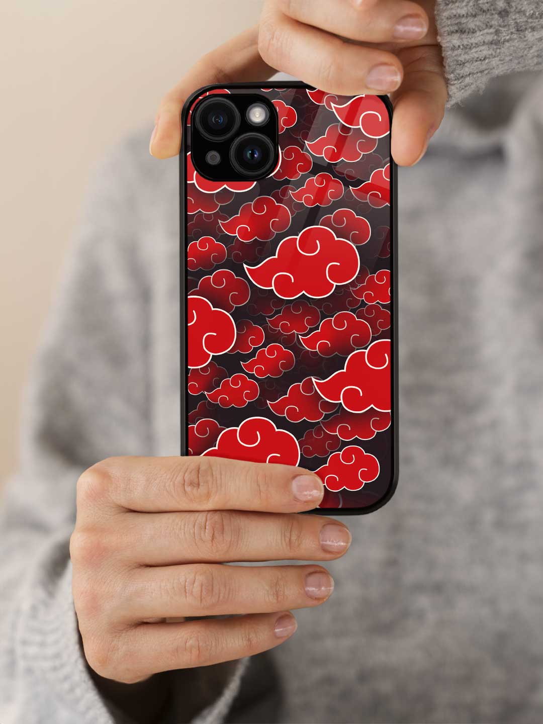 Akatsuki Clouds - iPhone 13 Mini Glass Cover