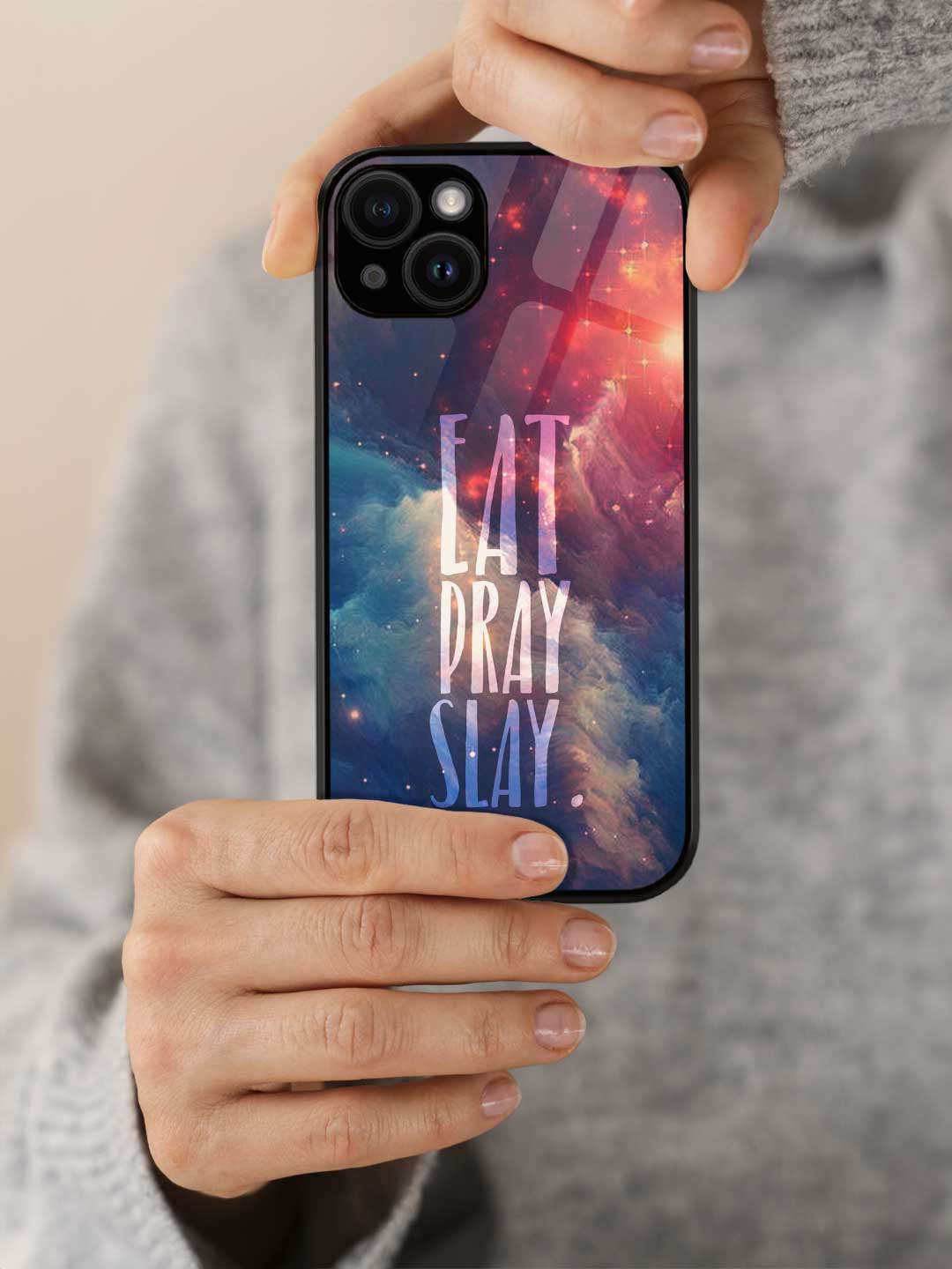 Eat Pray Slay - iPhone 13 Mini Glass Cover