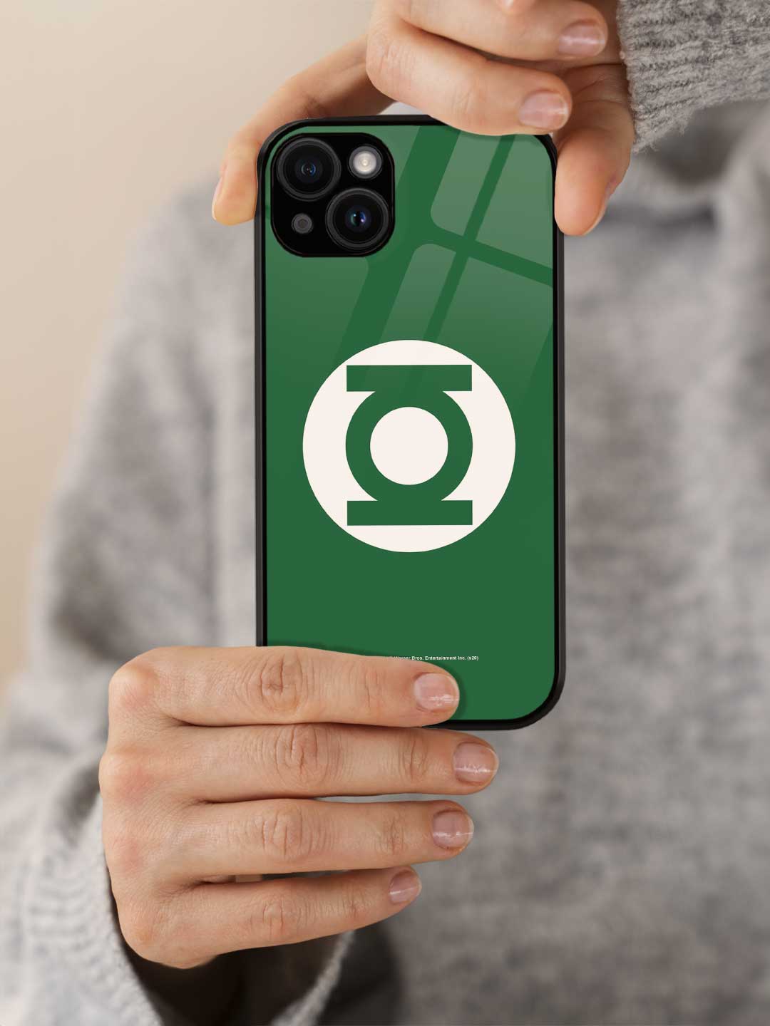 Logo Green Lantern - iPhone 13 Mini Glass Cover