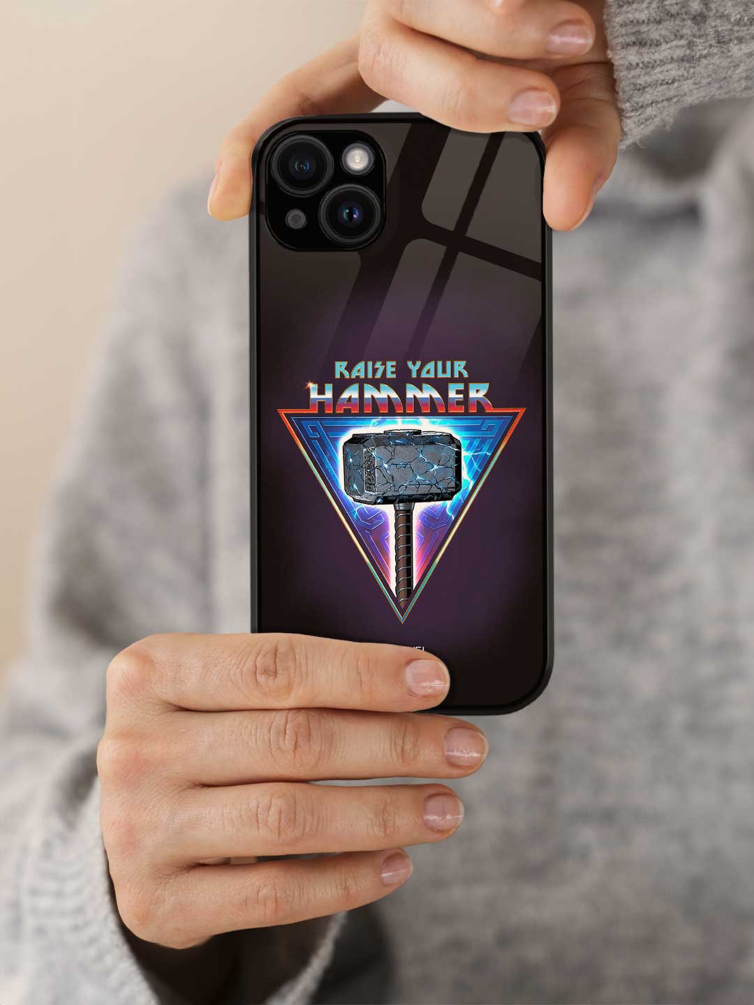 Mighty Raise your Hammer - iPhone 13 Mini Glass Cover