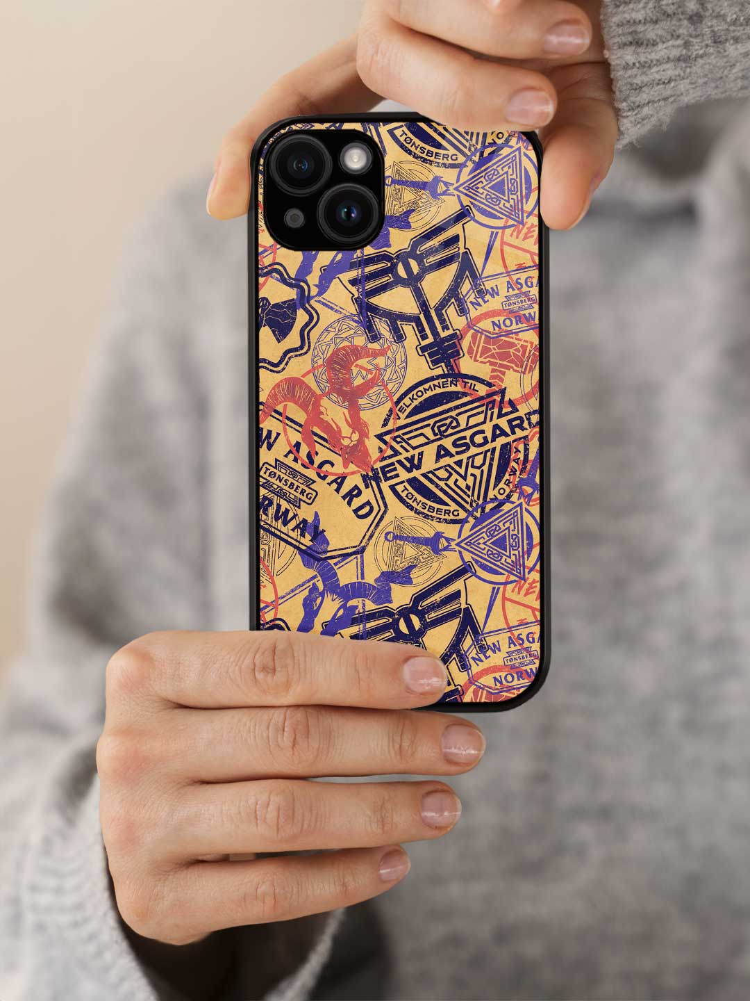 New Asgard Stamps - iPhone 13 Mini Glass Cover