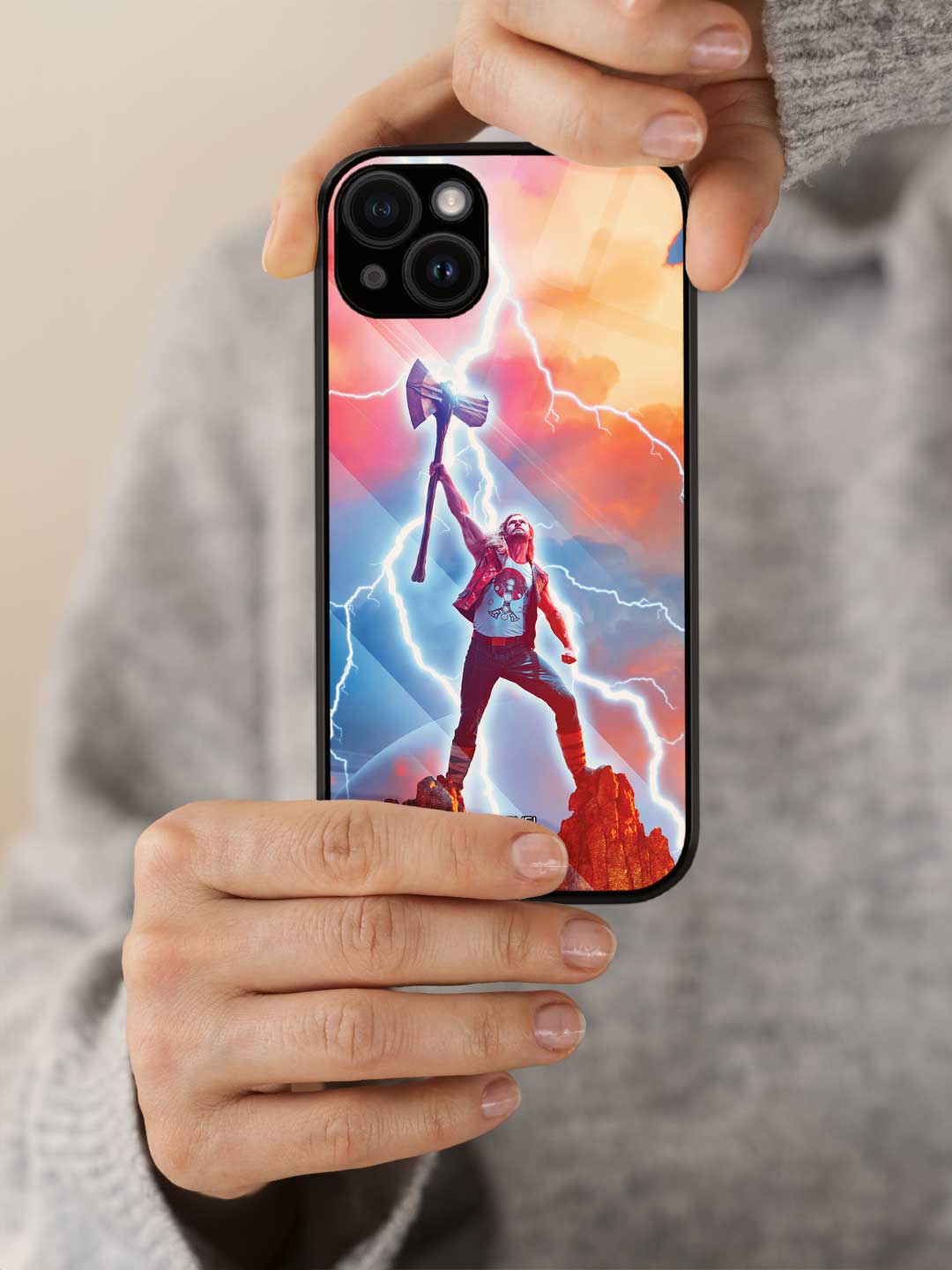 Raise the Stormbreaker - iPhone 13 Mini Glass Cover