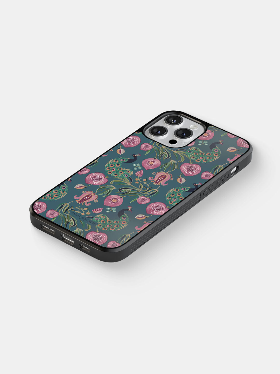 Payal Singhal Anaar and Mor Blue - iPhone 13 Pro Cover