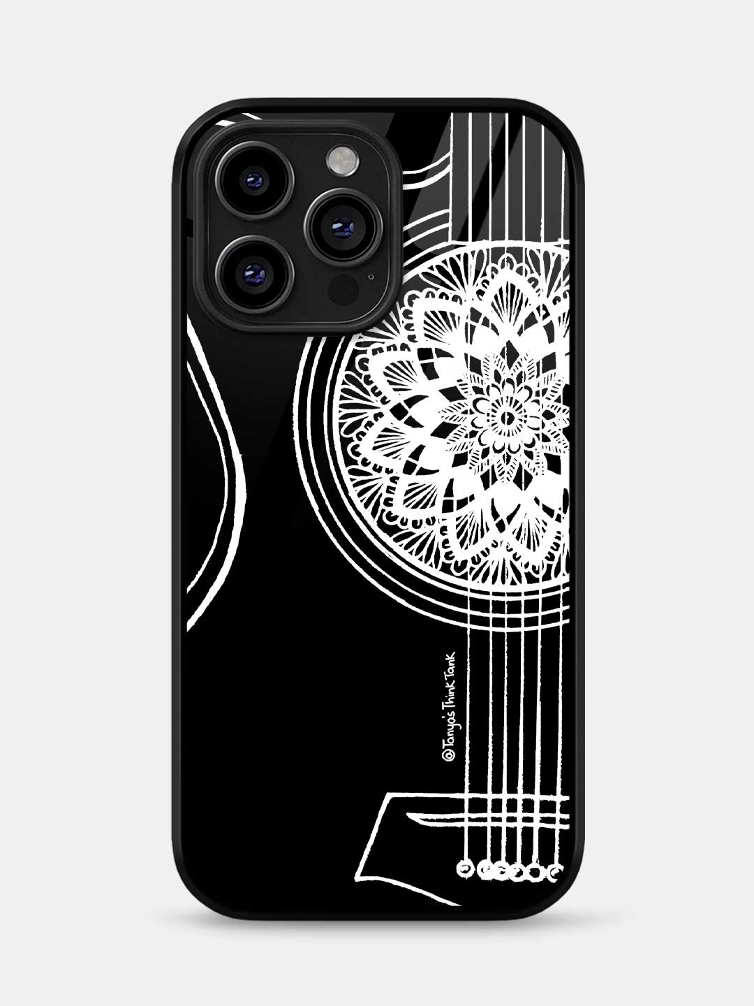 Guitar White - iPhone 13 Pro Glass Cover
