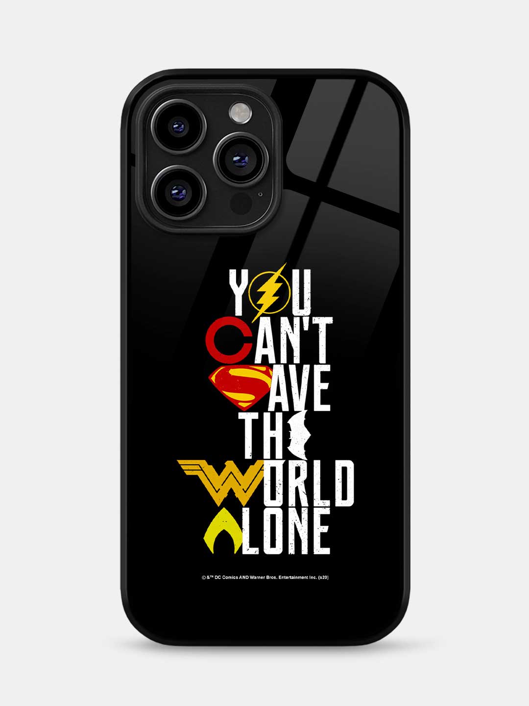 Justice League Motto - iPhone 13 Pro Glass Cover